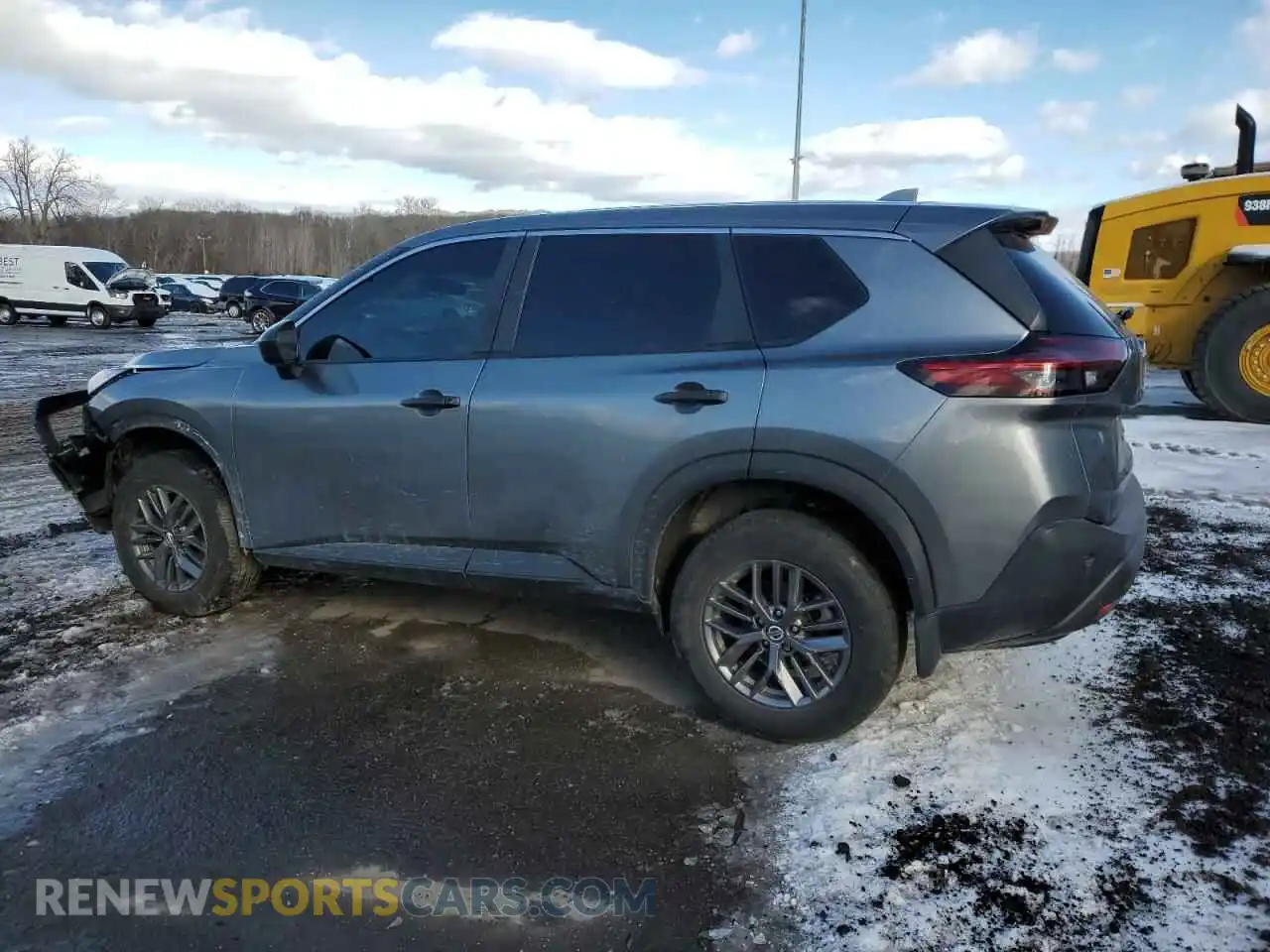 2 Photograph of a damaged car 5N1AT3AB0MC736806 NISSAN ROGUE 2021