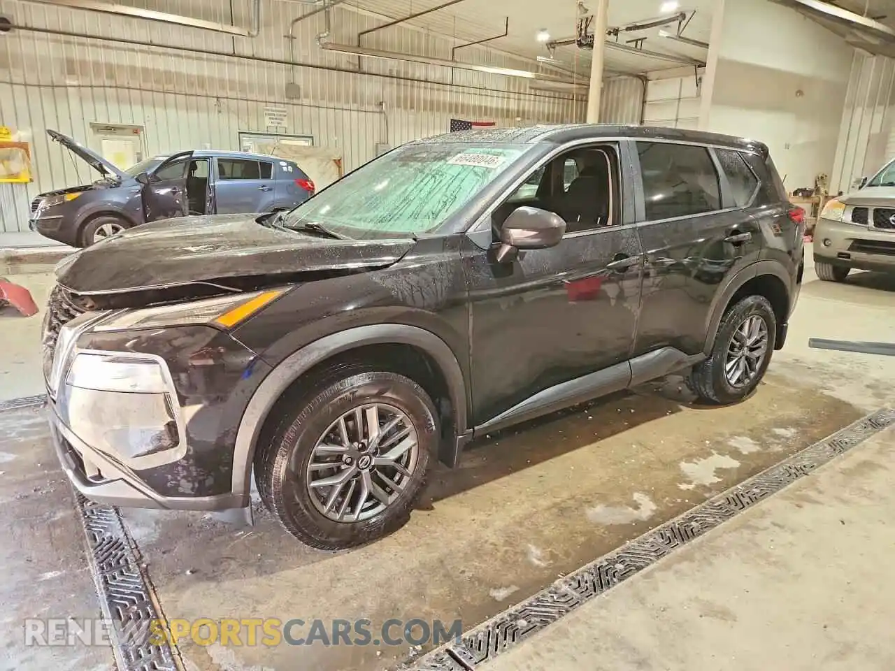 1 Photograph of a damaged car 5N1AT3AB1MC694727 NISSAN ROGUE 2021