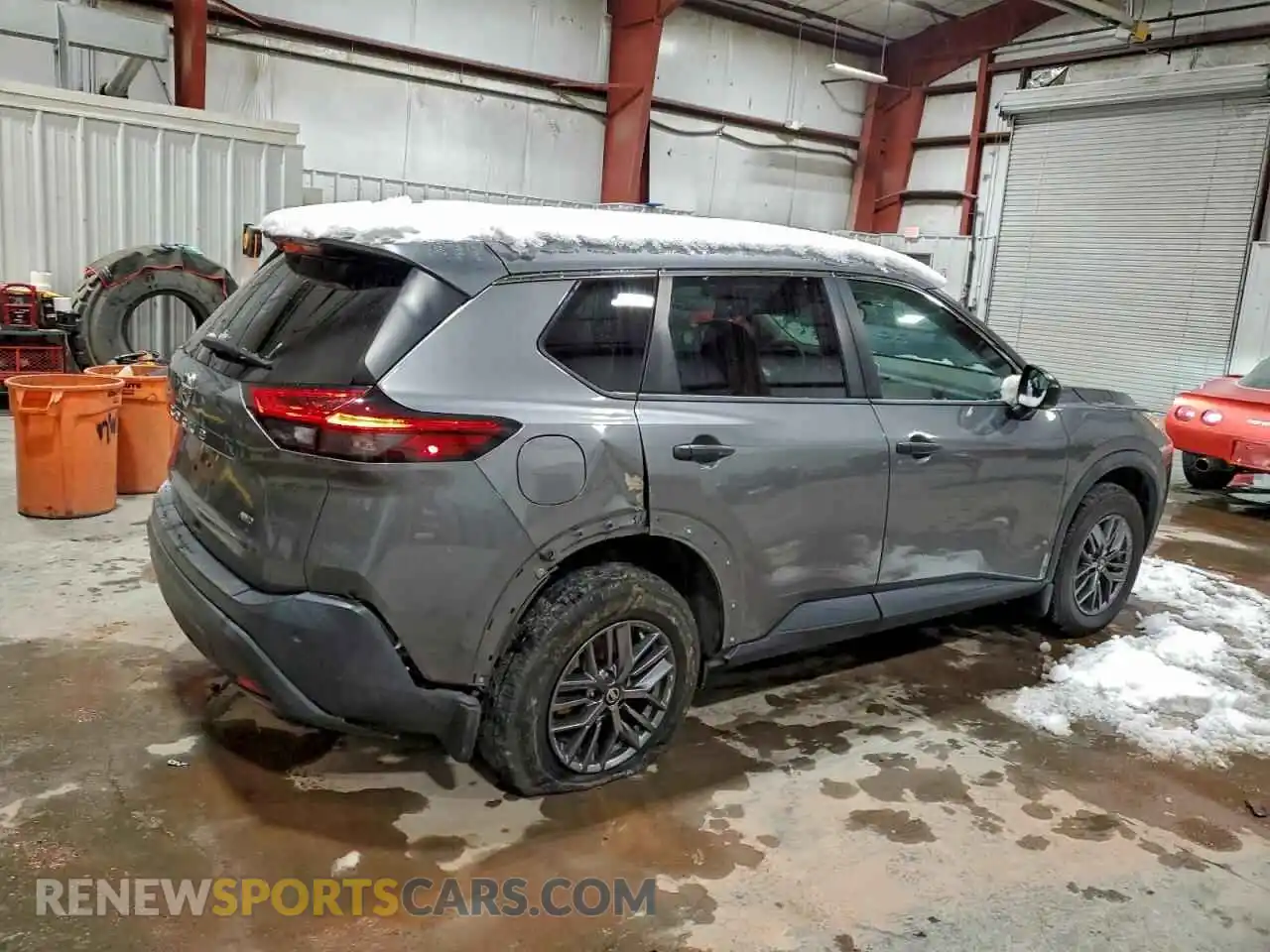 3 Photograph of a damaged car 5N1AT3AB1MC701448 NISSAN ROGUE 2021