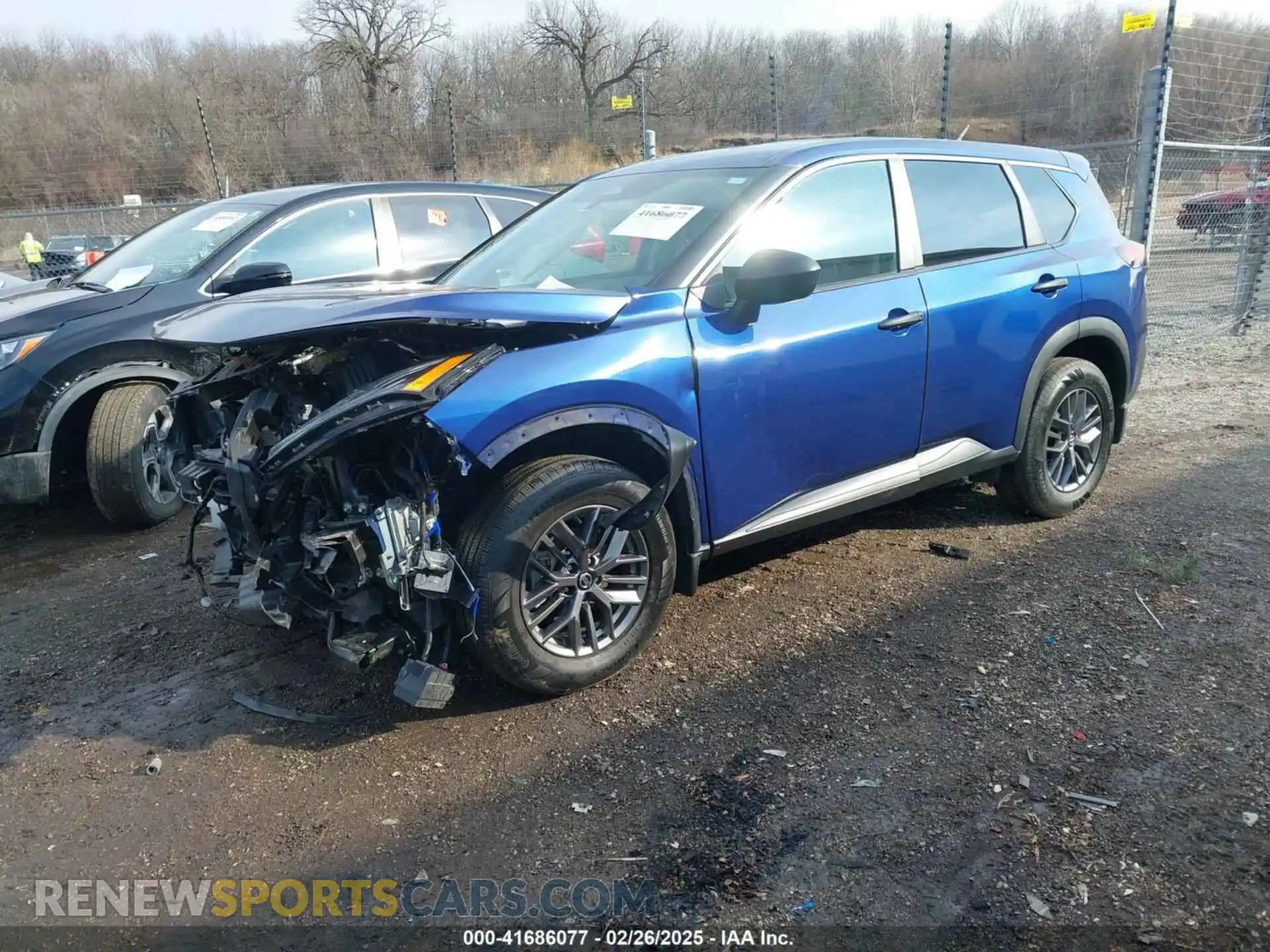 2 Photograph of a damaged car 5N1AT3AB1MC775484 NISSAN ROGUE 2021