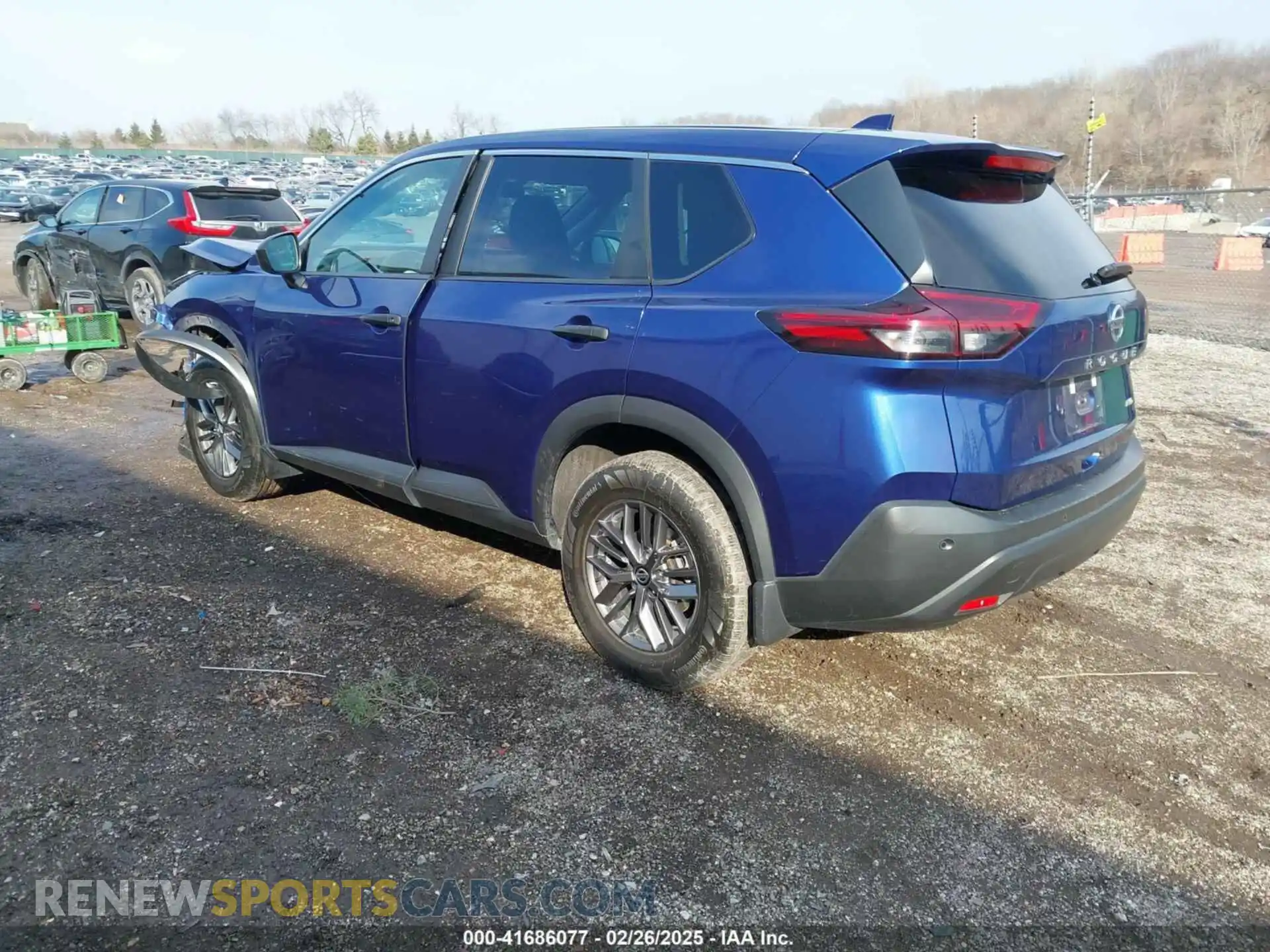 3 Photograph of a damaged car 5N1AT3AB1MC775484 NISSAN ROGUE 2021
