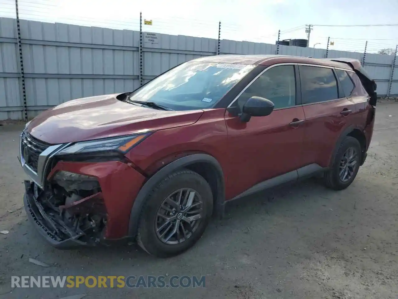1 Photograph of a damaged car 5N1AT3AB1MC834596 NISSAN ROGUE 2021