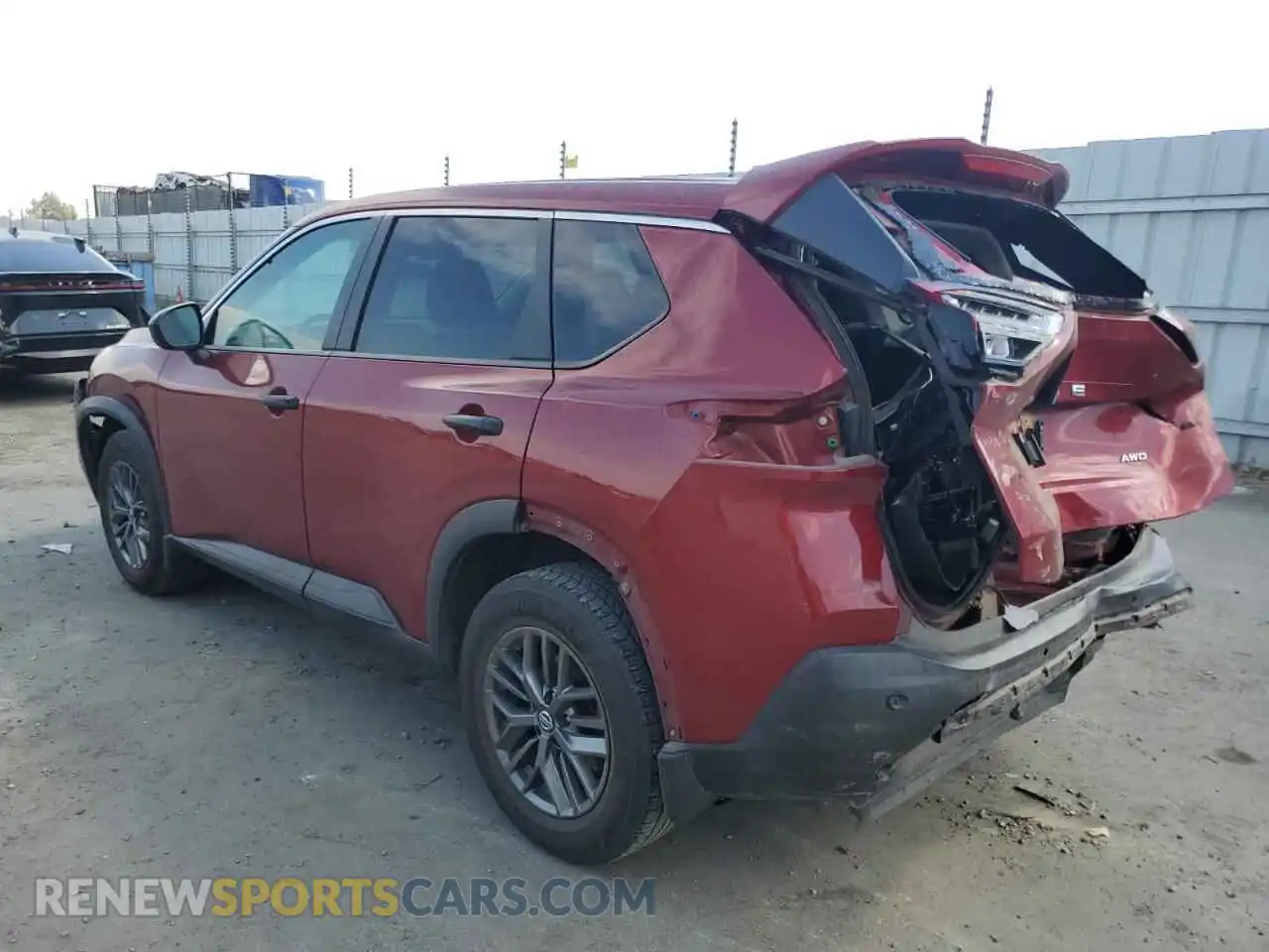2 Photograph of a damaged car 5N1AT3AB1MC834596 NISSAN ROGUE 2021