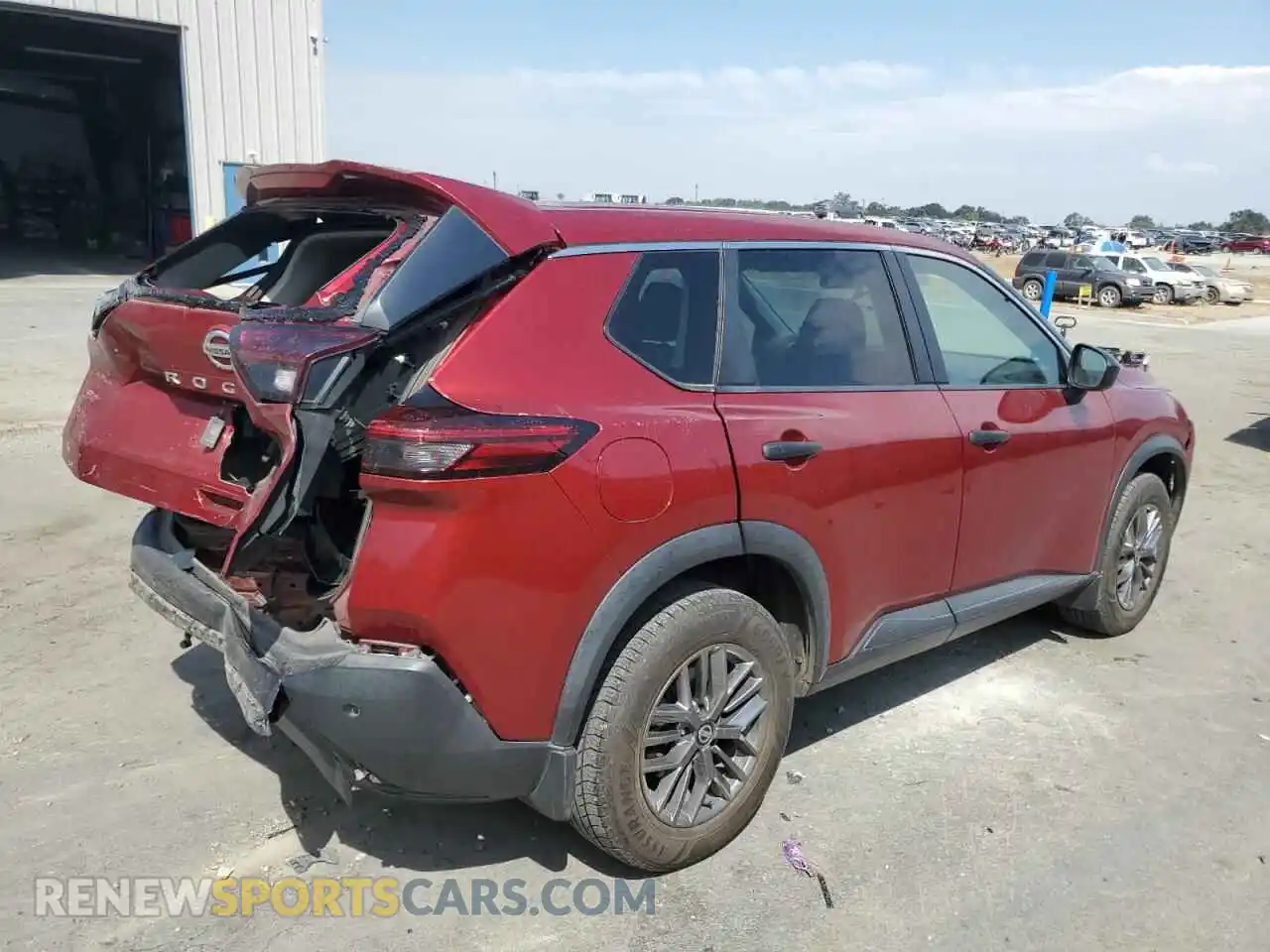 3 Photograph of a damaged car 5N1AT3AB1MC834596 NISSAN ROGUE 2021