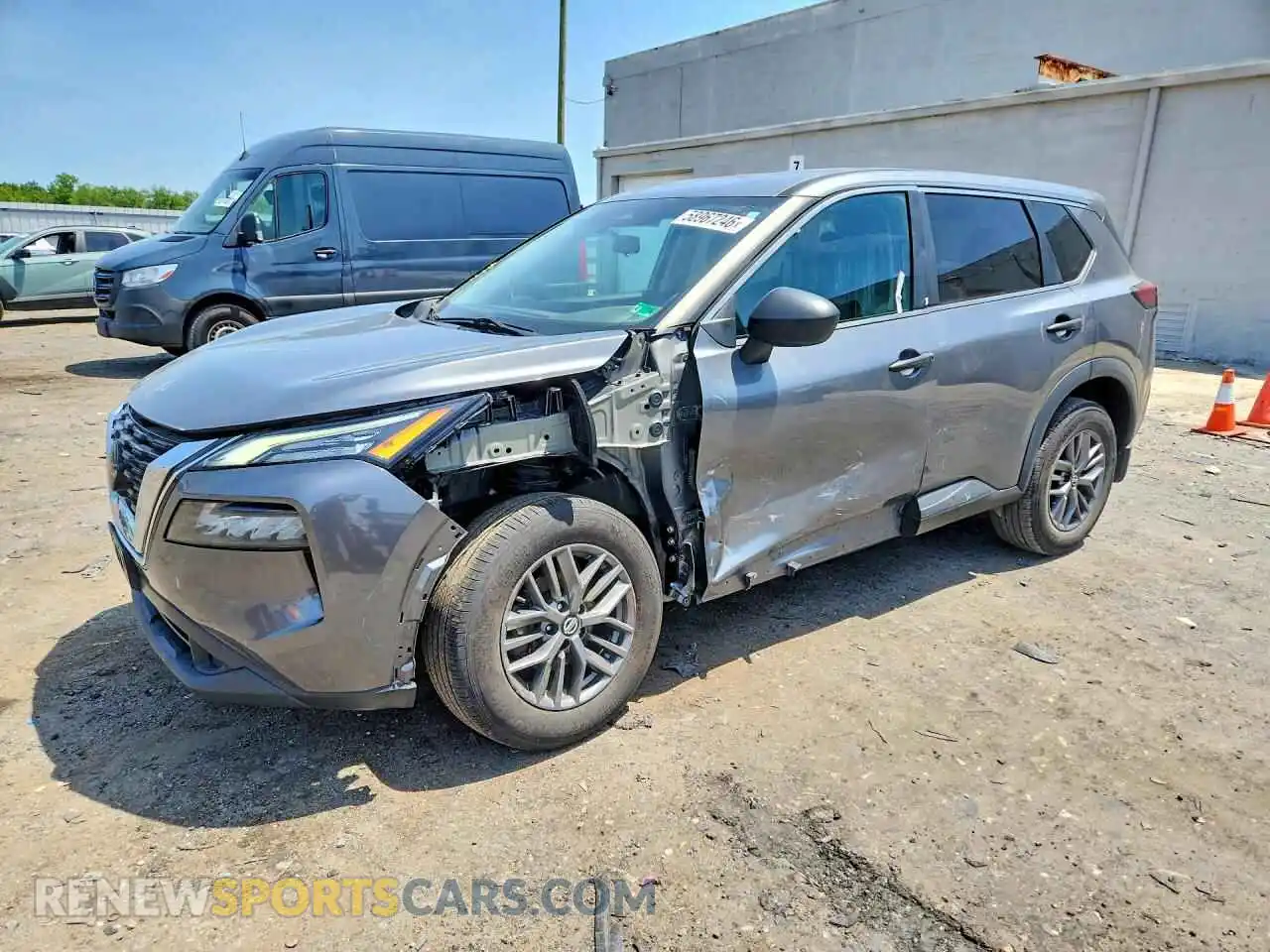 1 Photograph of a damaged car 5N1AT3AB1MC849020 NISSAN ROGUE 2021