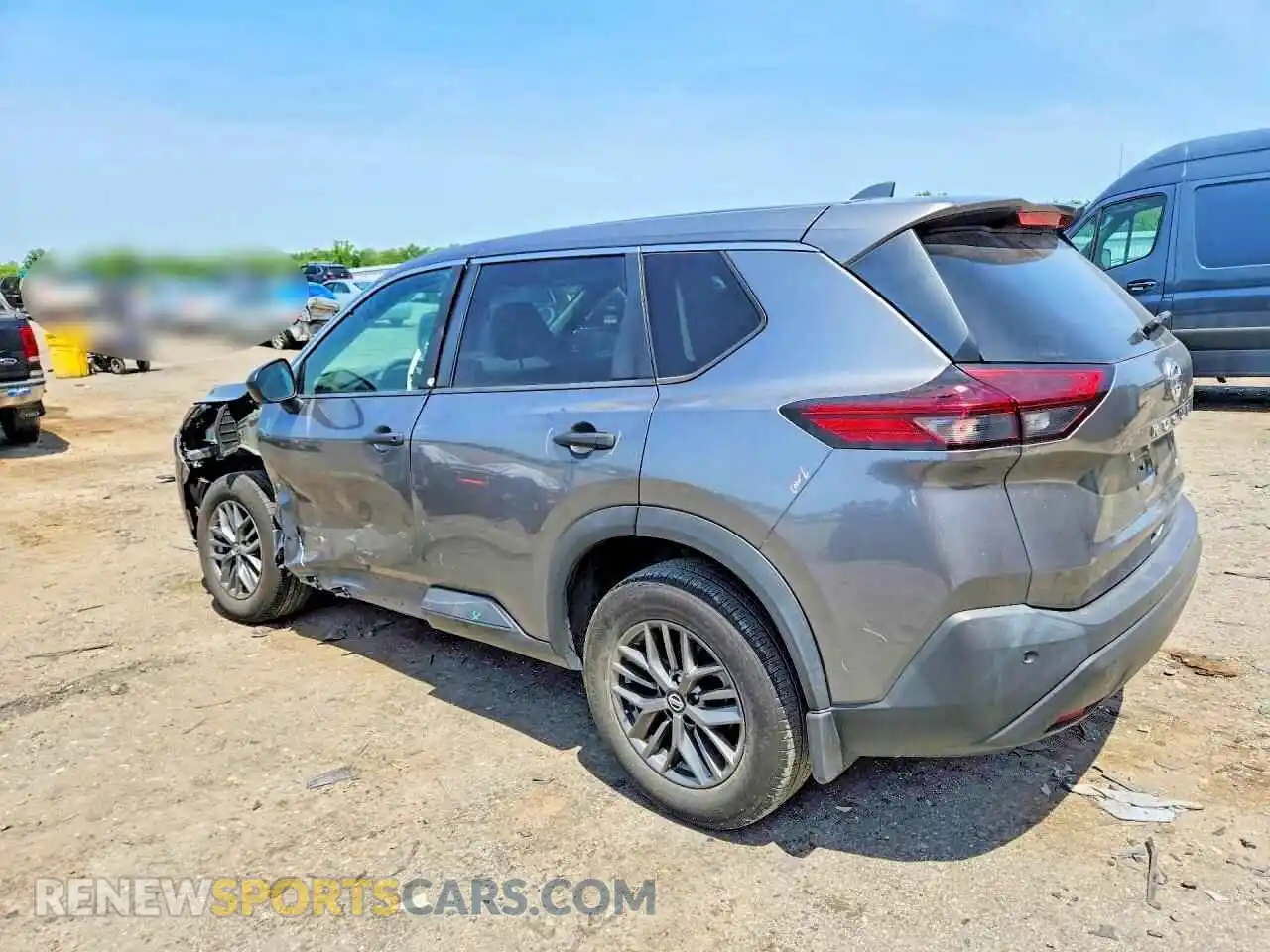 2 Photograph of a damaged car 5N1AT3AB1MC849020 NISSAN ROGUE 2021
