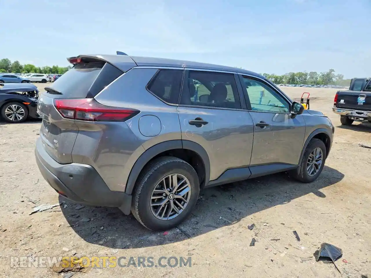 3 Photograph of a damaged car 5N1AT3AB1MC849020 NISSAN ROGUE 2021
