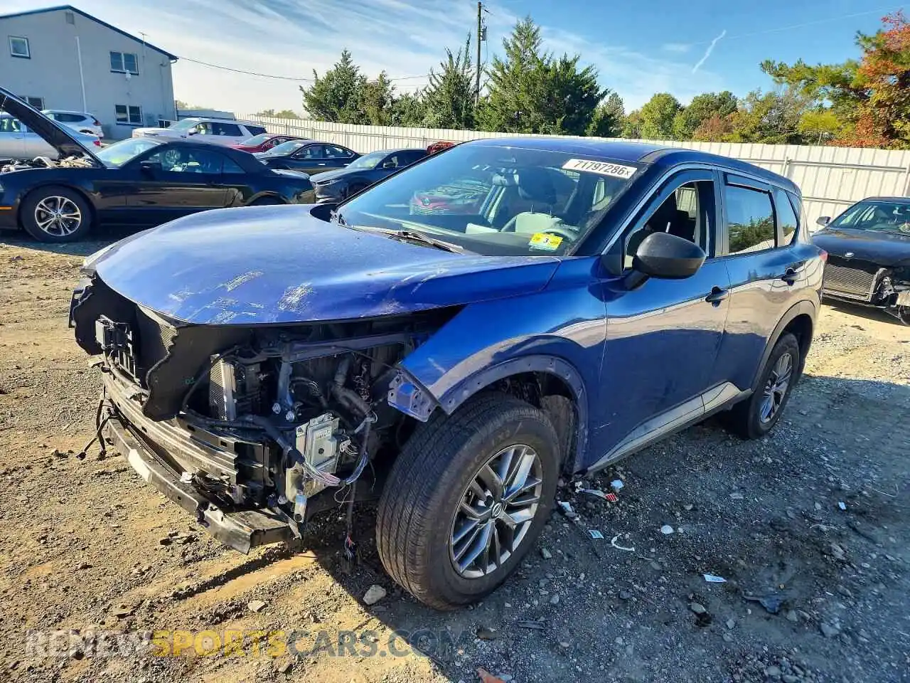 1 Photograph of a damaged car 5N1AT3AB1MC849308 NISSAN ROGUE 2021