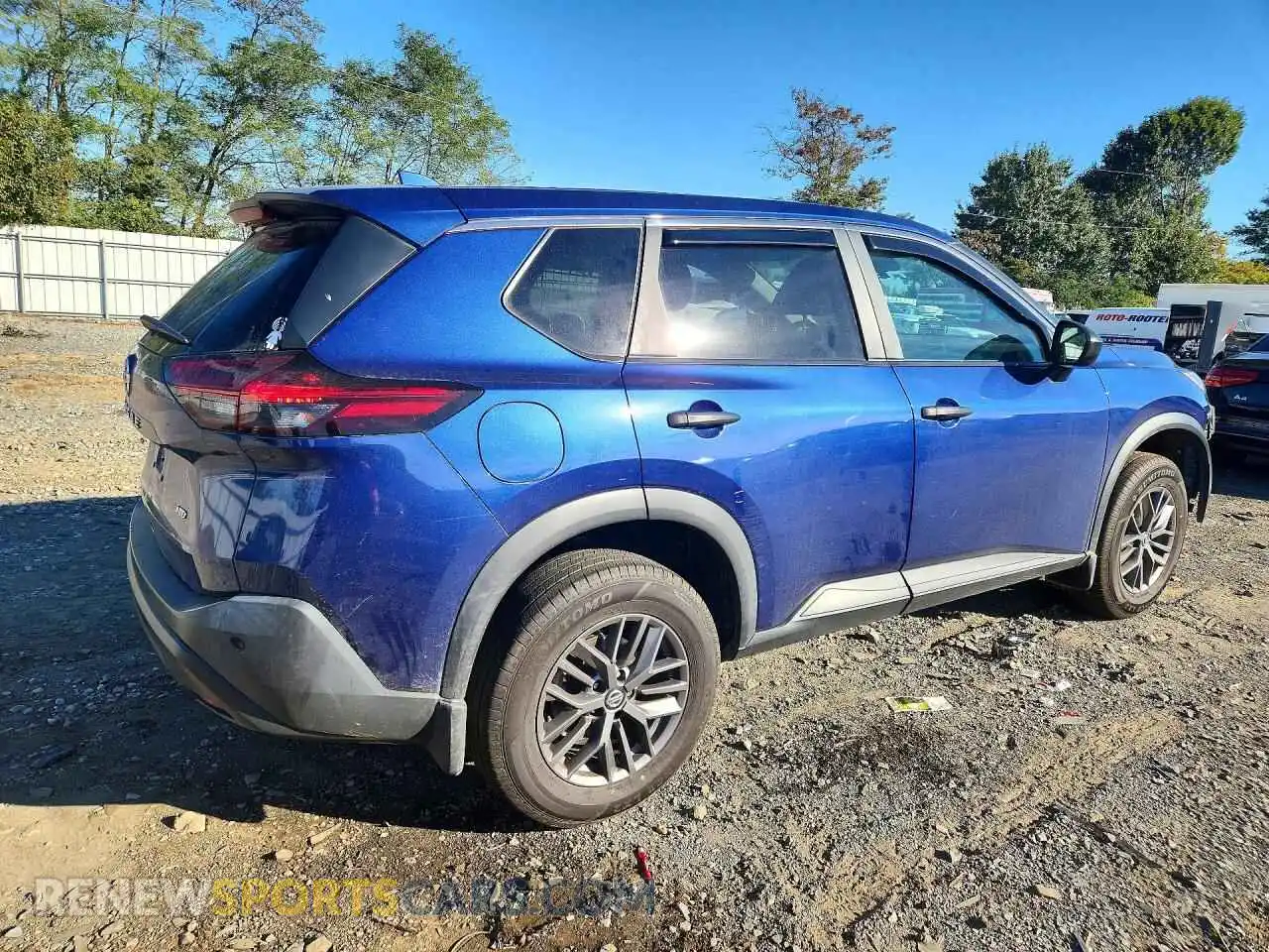3 Photograph of a damaged car 5N1AT3AB1MC849308 NISSAN ROGUE 2021