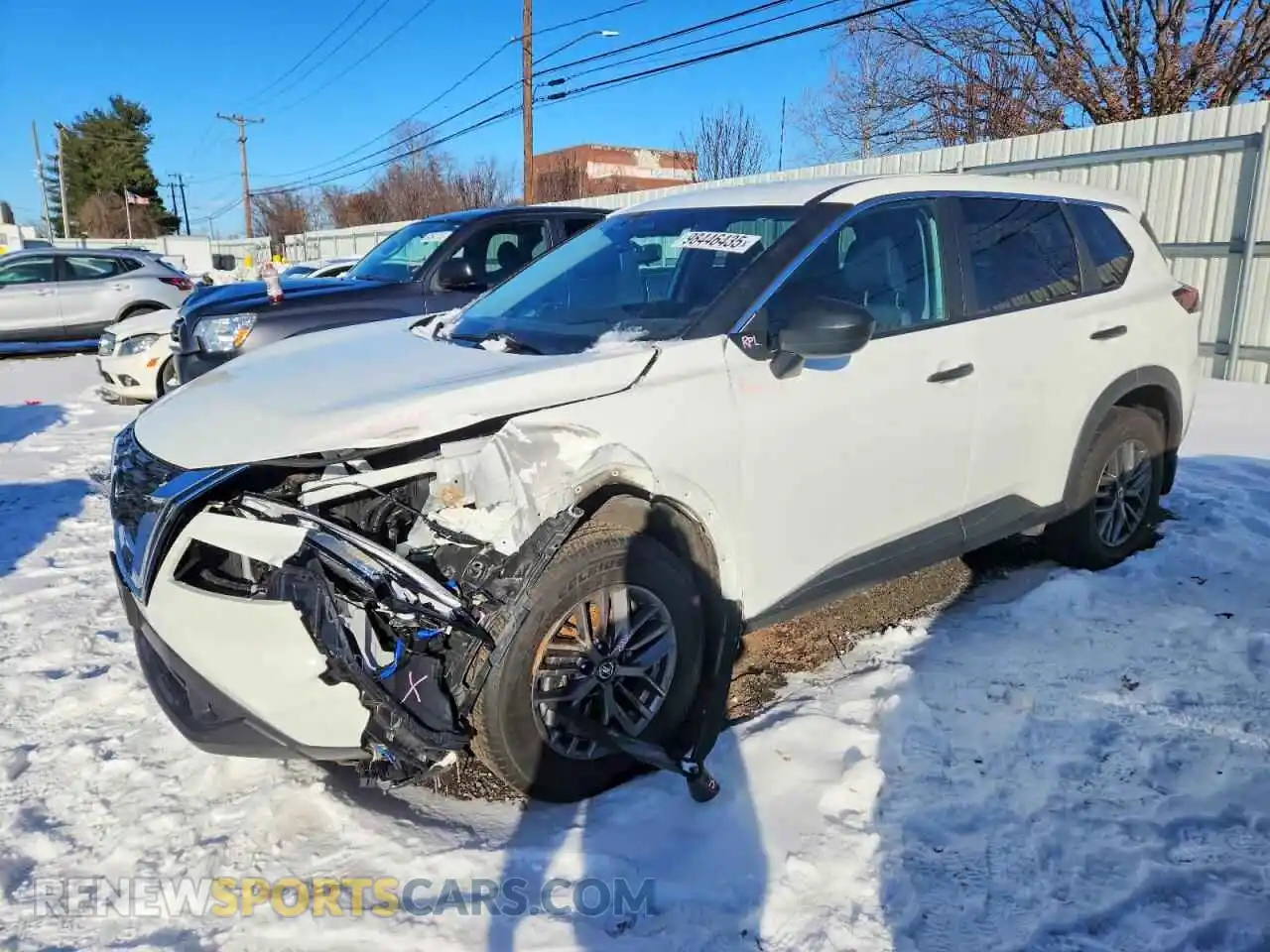 1 Photograph of a damaged car 5N1AT3AB2MC684546 NISSAN ROGUE 2021