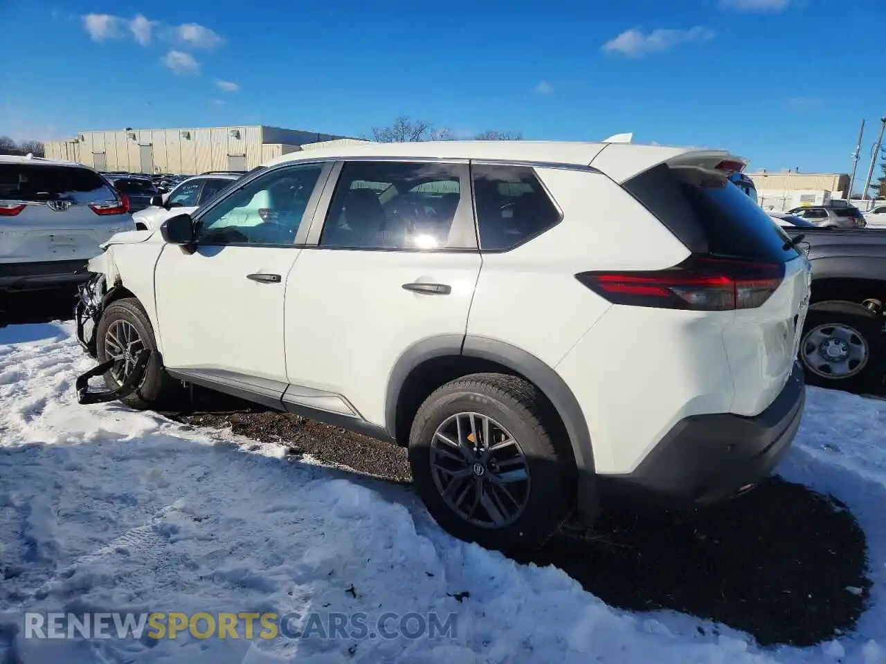 2 Photograph of a damaged car 5N1AT3AB2MC684546 NISSAN ROGUE 2021