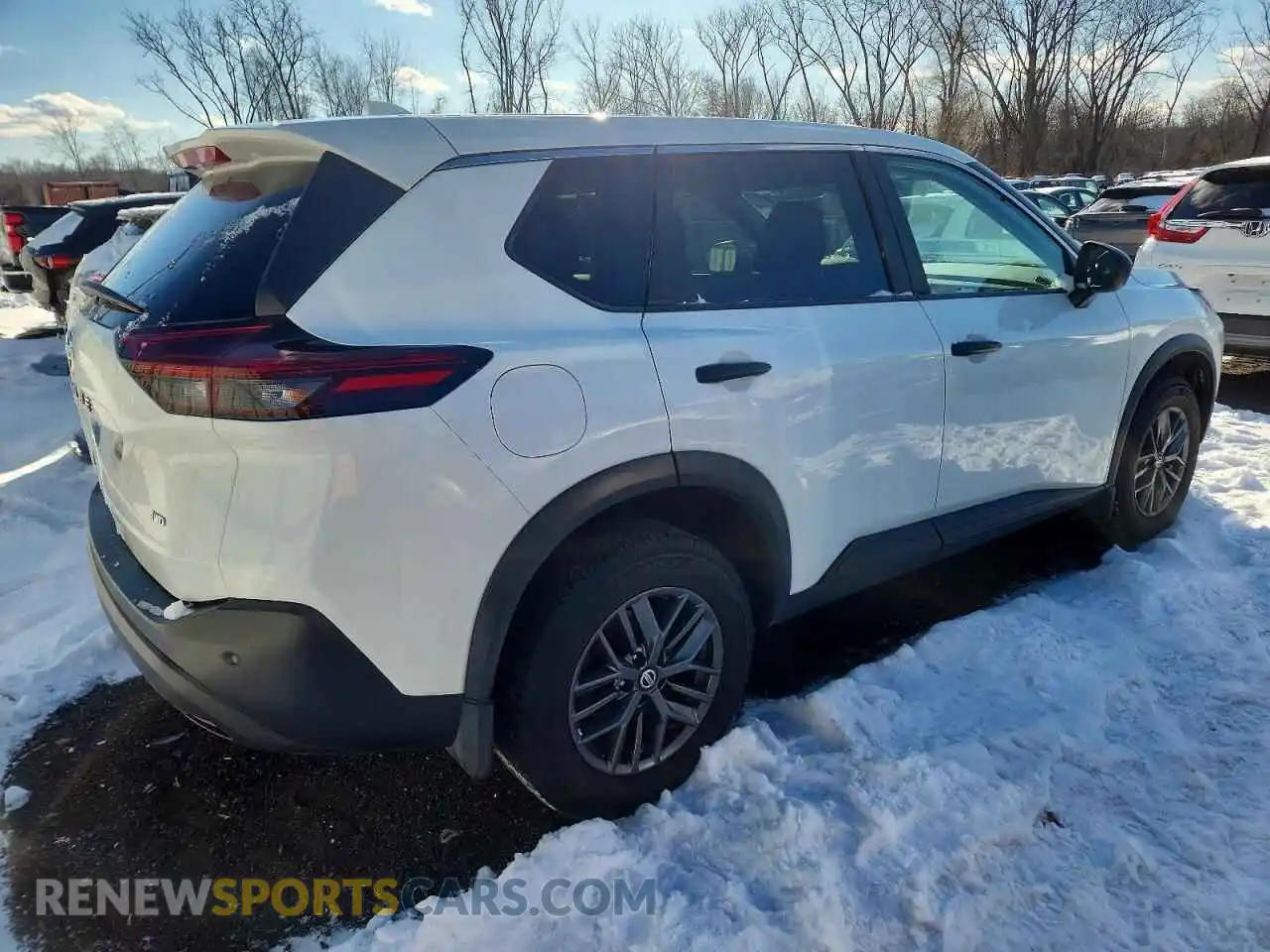 3 Photograph of a damaged car 5N1AT3AB2MC684546 NISSAN ROGUE 2021