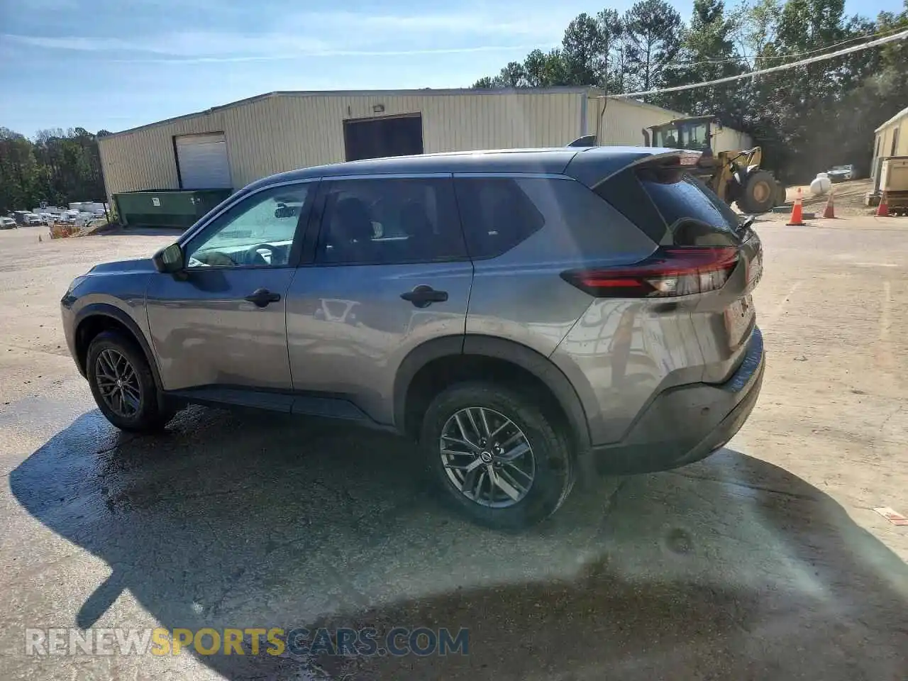 2 Photograph of a damaged car 5N1AT3AB2MC693554 NISSAN ROGUE 2021