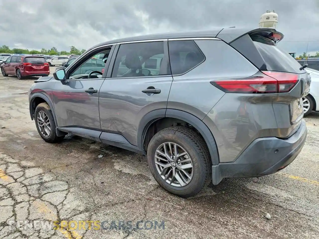 2 Photograph of a damaged car 5N1AT3AB2MC753722 NISSAN ROGUE 2021