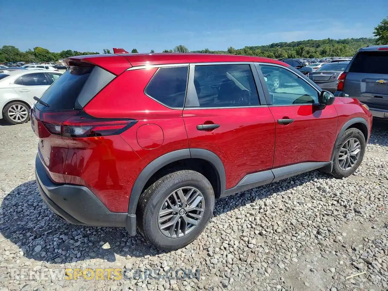 3 fotografías del automóvil dañado 5N1AT3AB2MC849222 NISSAN ROGUE 2021