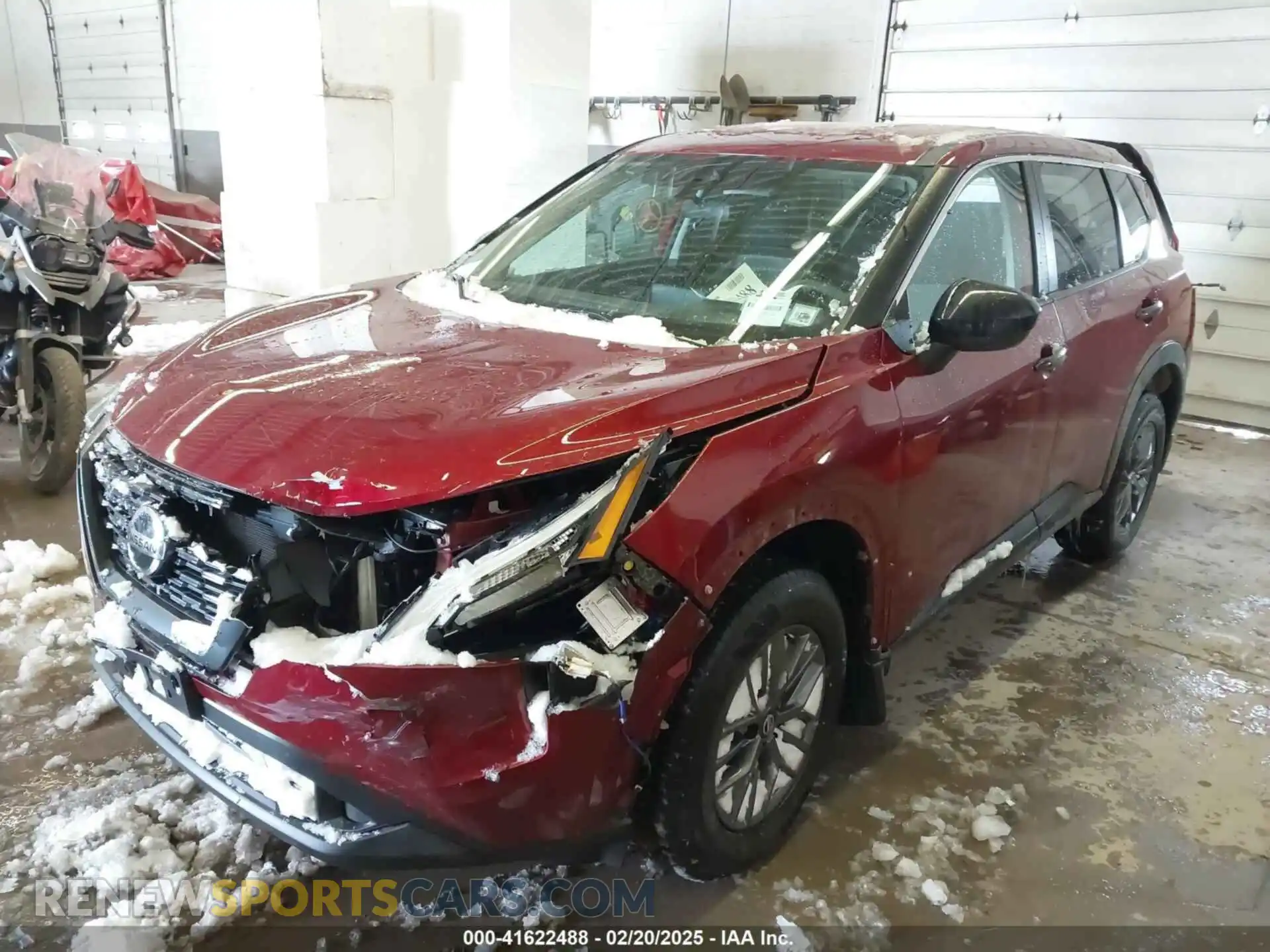 2 Photograph of a damaged car 5N1AT3AB3MC798877 NISSAN ROGUE 2021