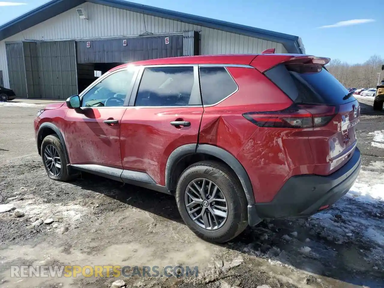 2 Photograph of a damaged car 5N1AT3AB3MC848693 NISSAN ROGUE 2021