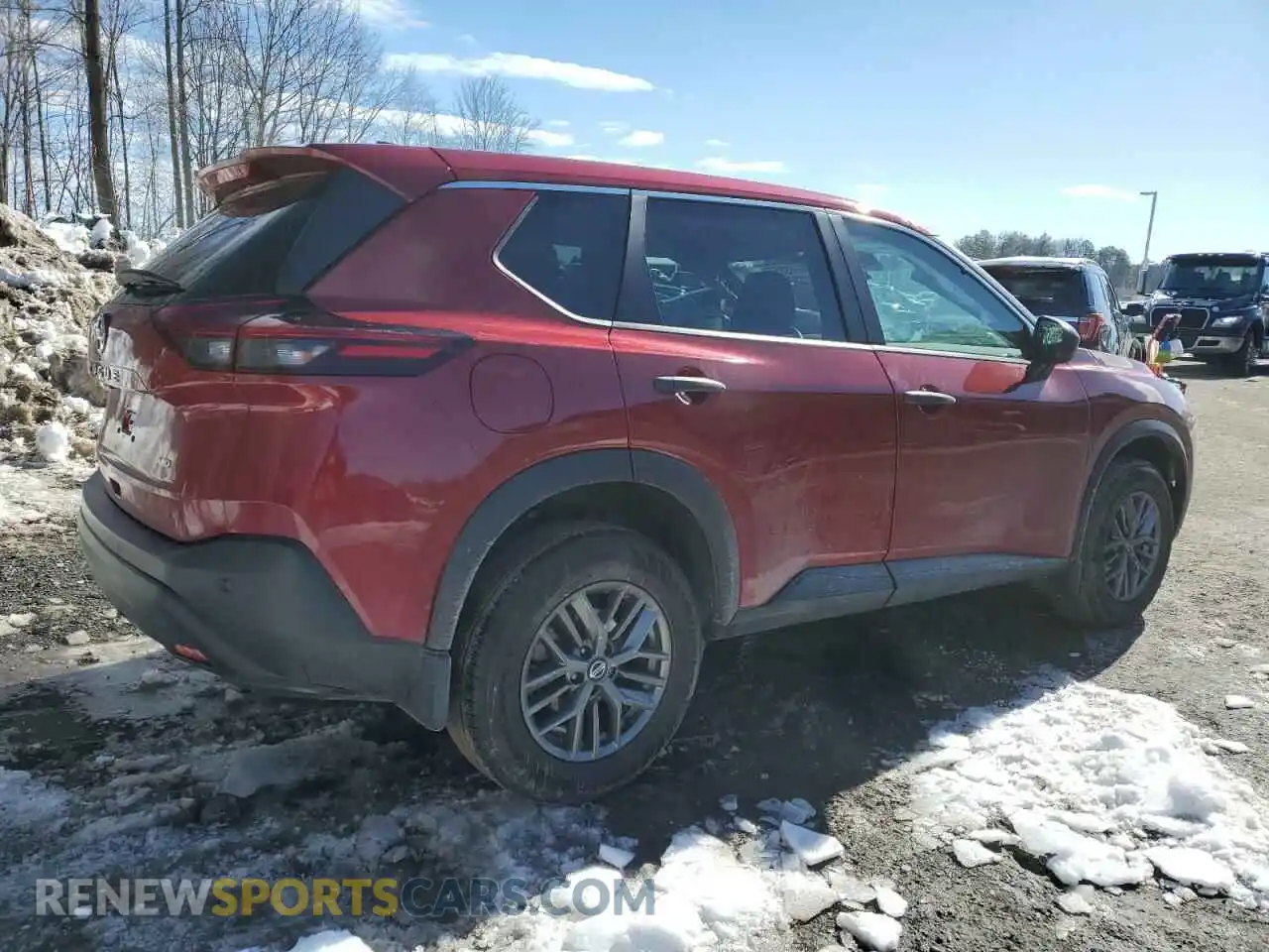3 Photograph of a damaged car 5N1AT3AB3MC848693 NISSAN ROGUE 2021