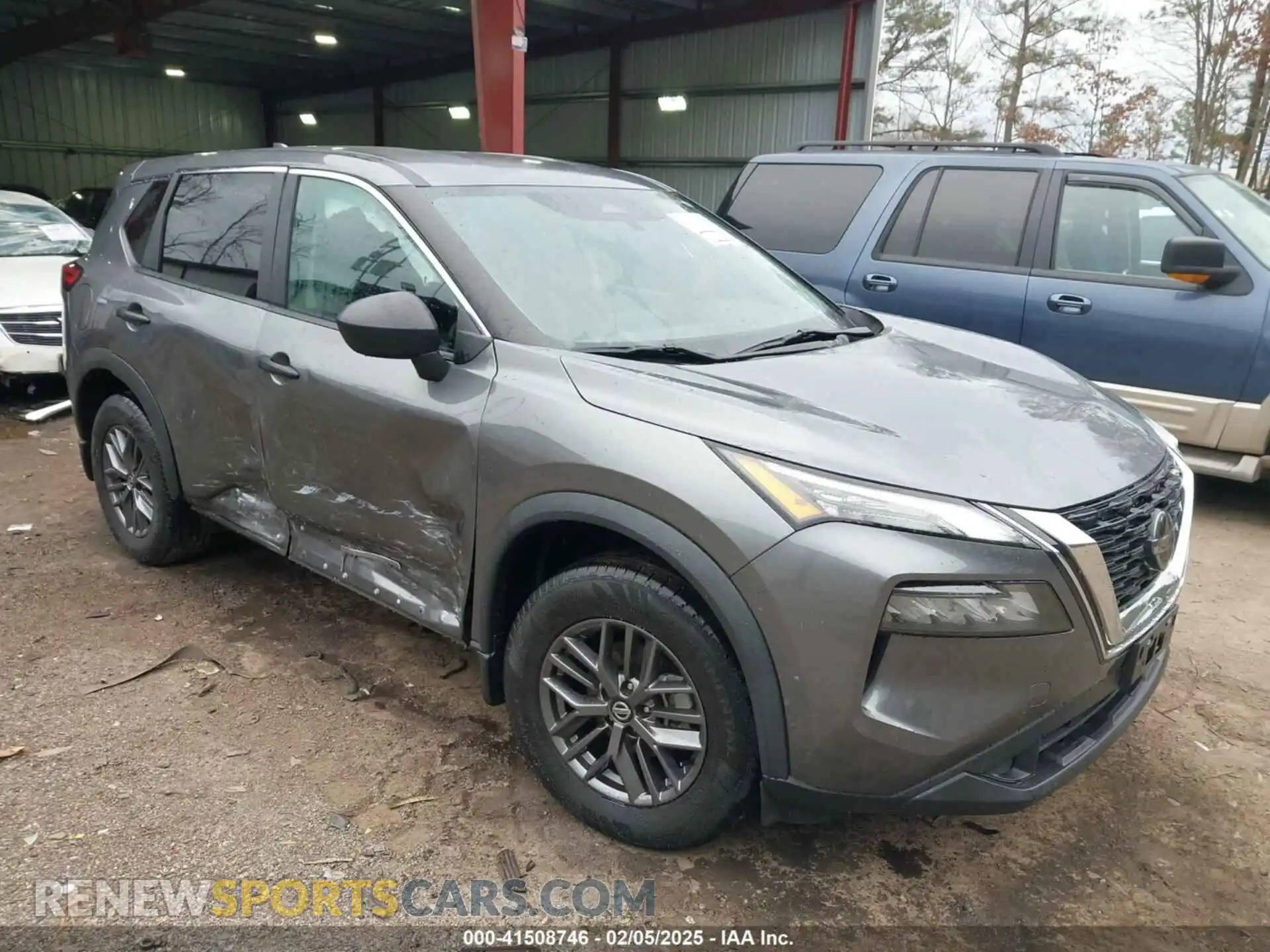 1 Photograph of a damaged car 5N1AT3AB4MC691014 NISSAN ROGUE 2021
