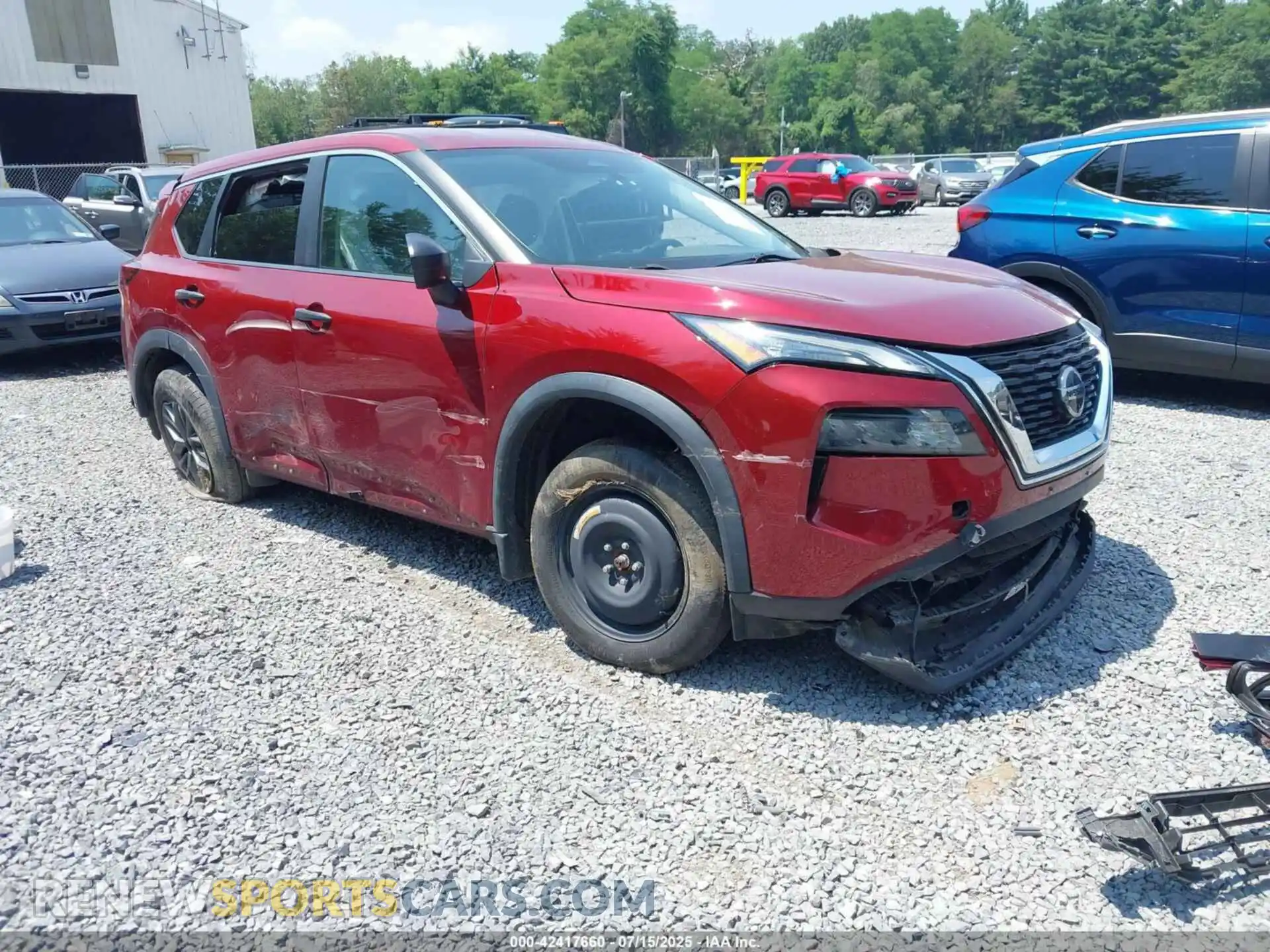 1 Photograph of a damaged car 5N1AT3AB4MC692731 NISSAN ROGUE 2021