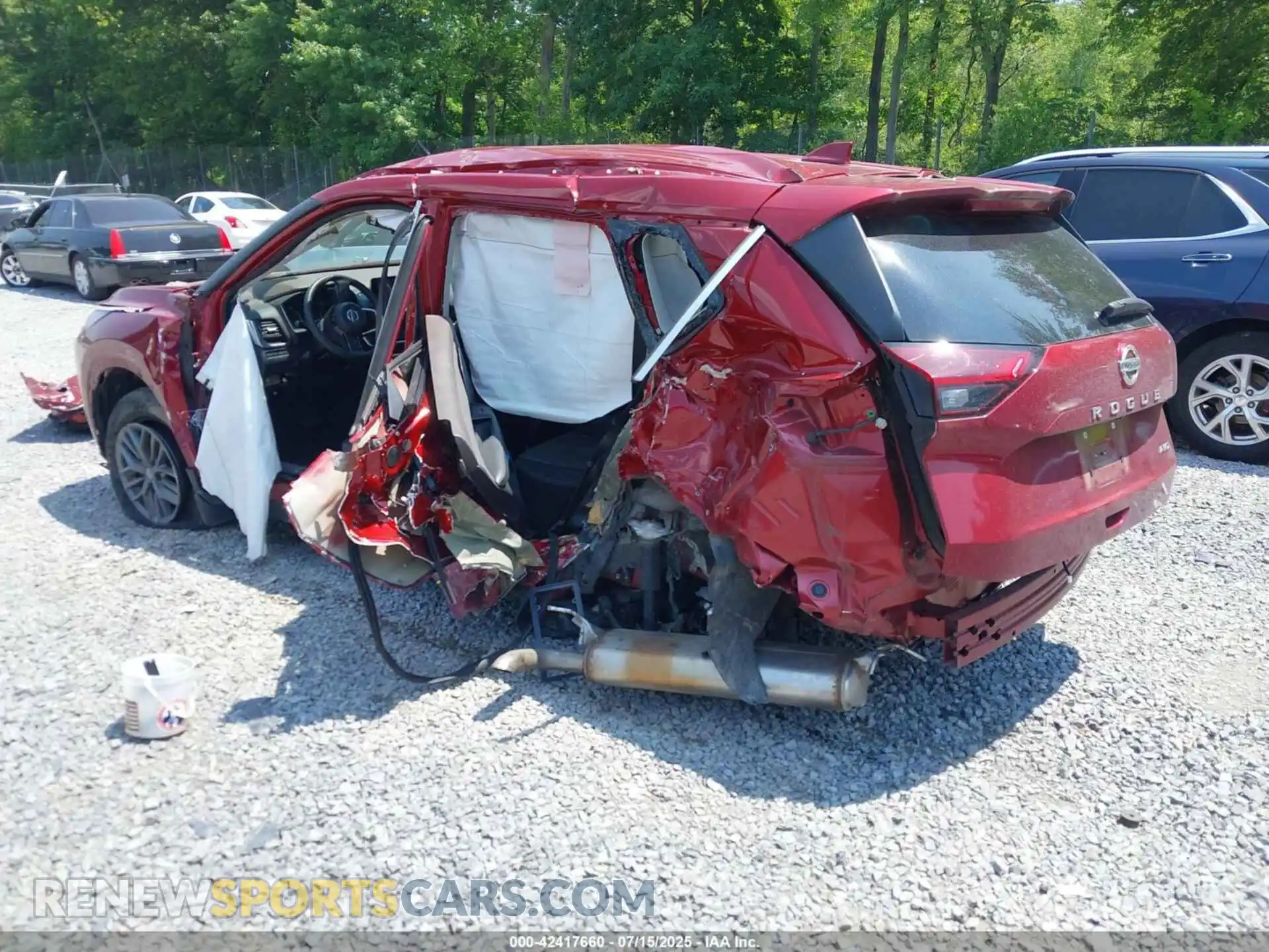 3 Photograph of a damaged car 5N1AT3AB4MC692731 NISSAN ROGUE 2021