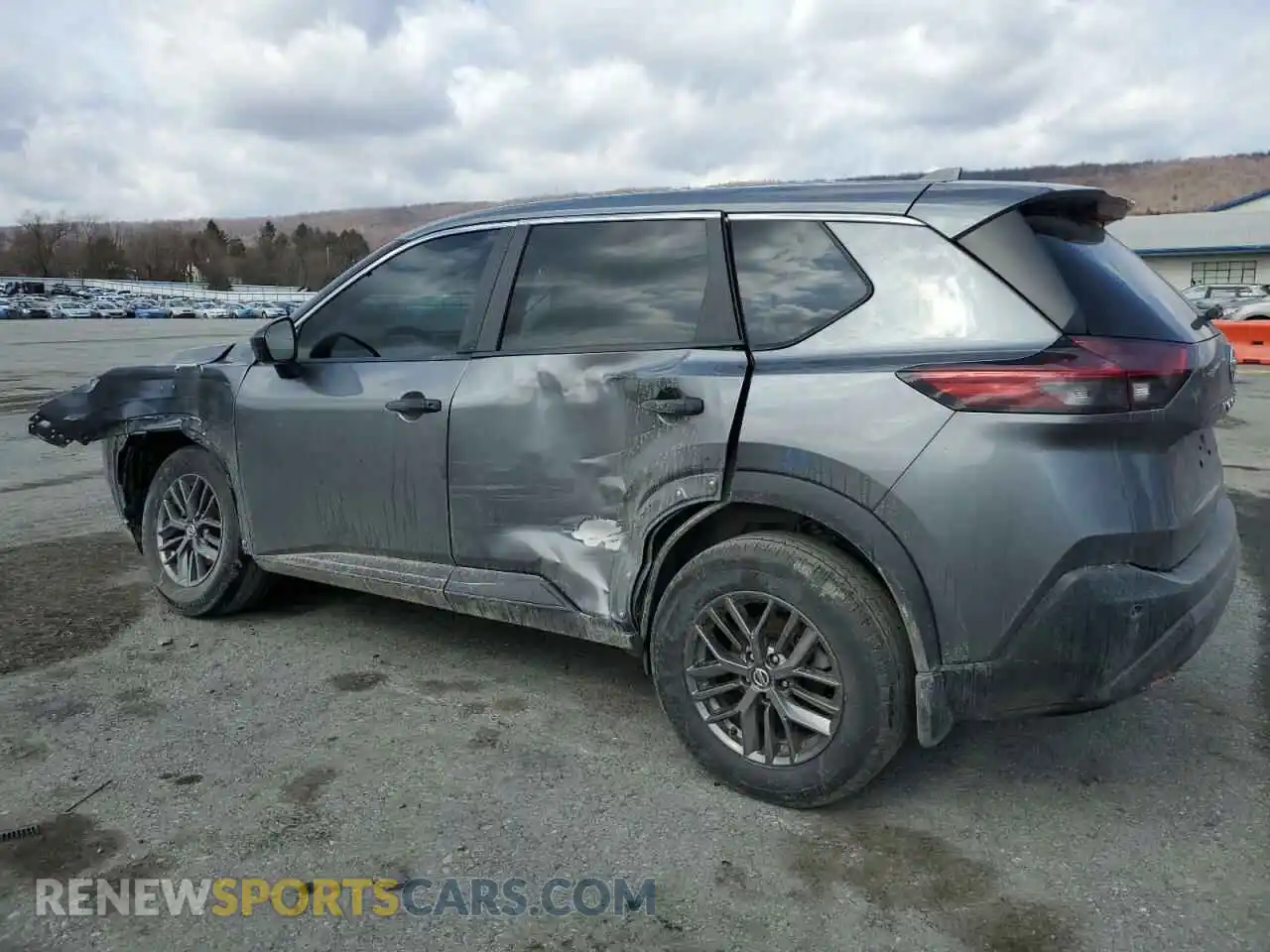 2 Photograph of a damaged car 5N1AT3AB4MC696245 NISSAN ROGUE 2021