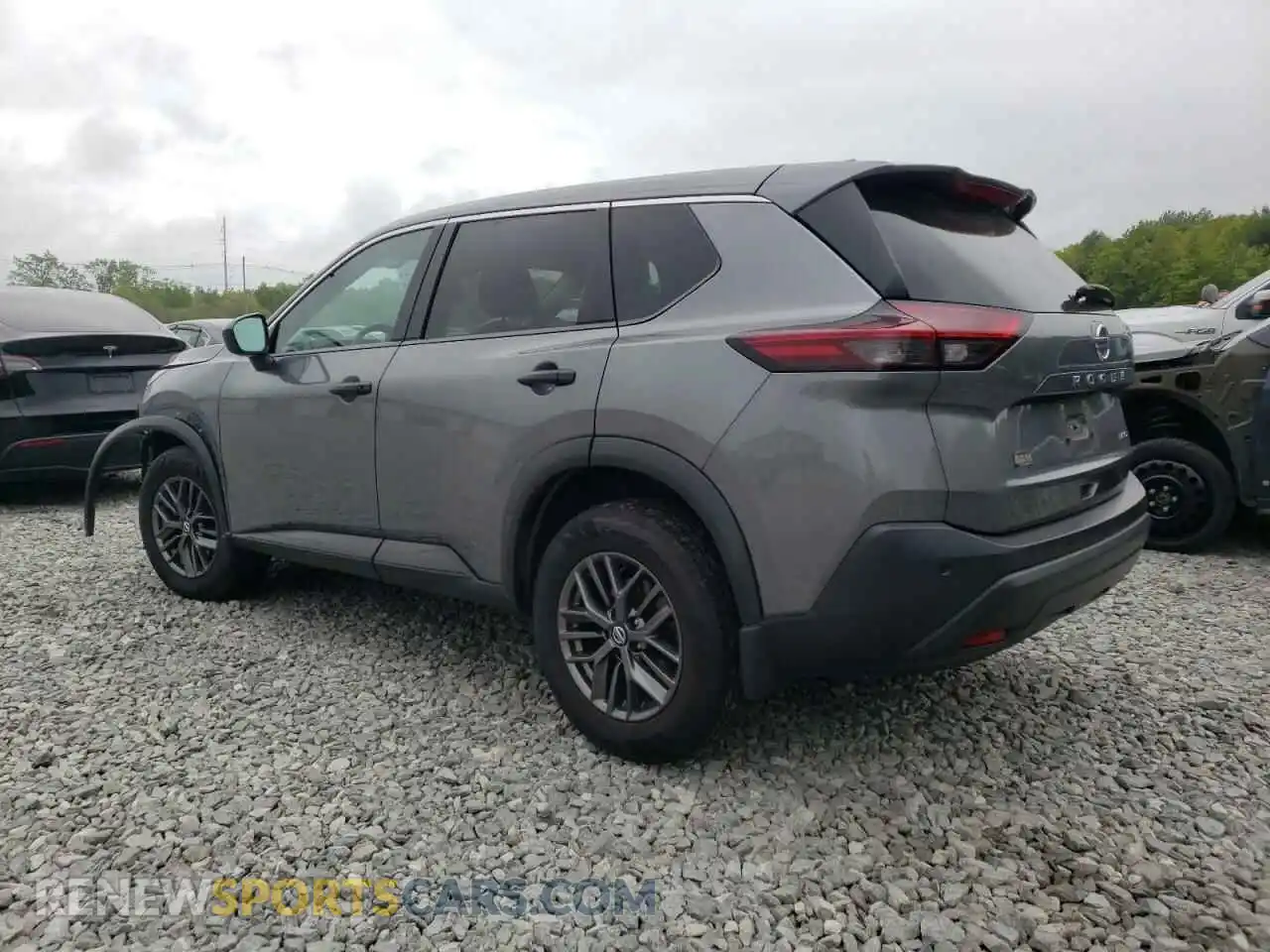 2 Photograph of a damaged car 5N1AT3AB4MC705476 NISSAN ROGUE 2021