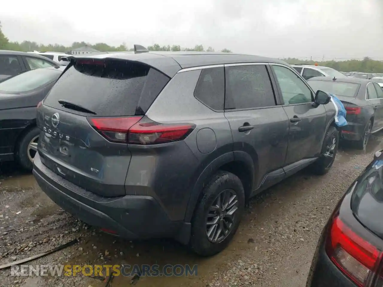 3 Photograph of a damaged car 5N1AT3AB4MC705476 NISSAN ROGUE 2021
