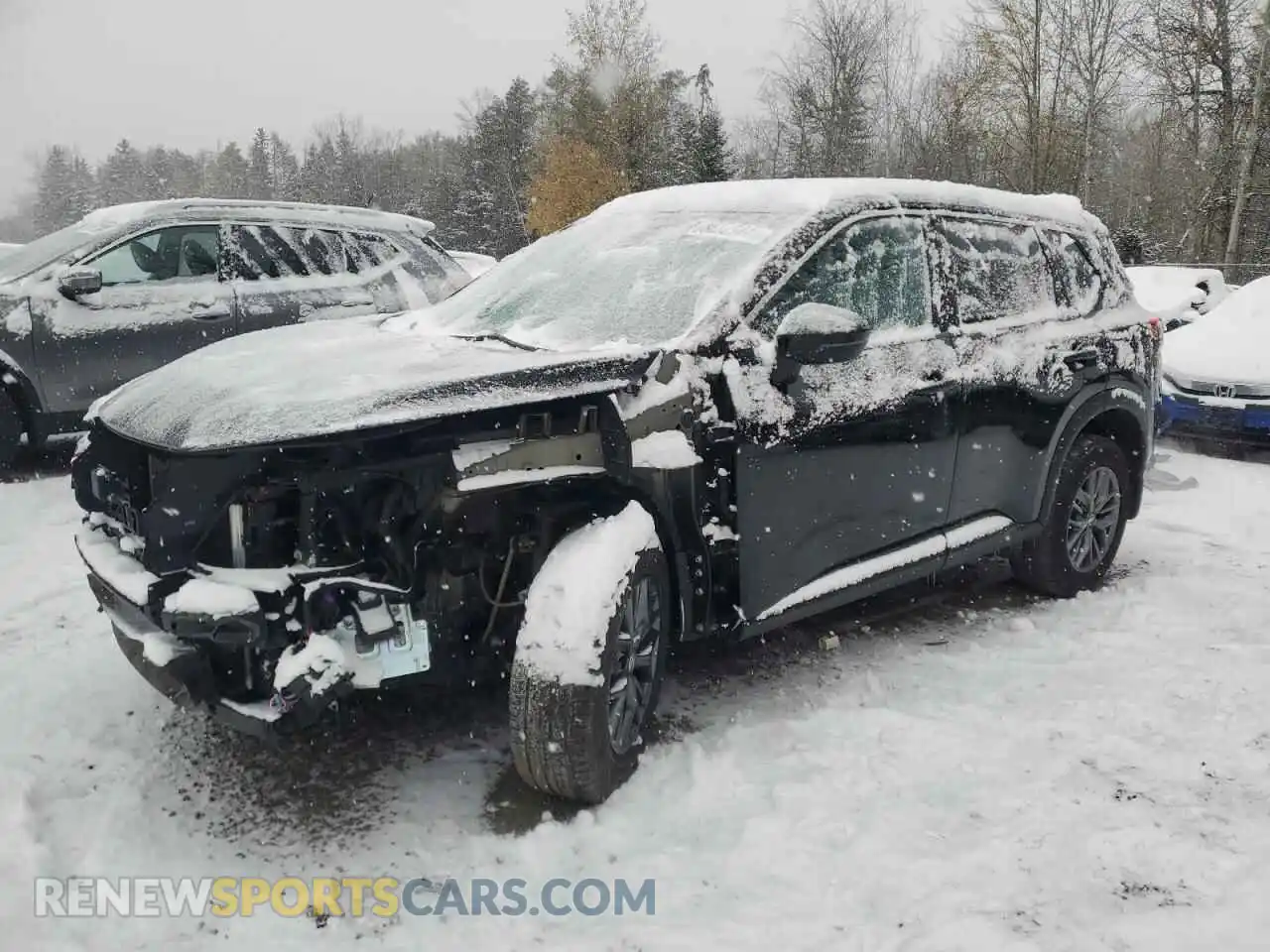 1 Photograph of a damaged car 5N1AT3AB4MC742074 NISSAN ROGUE 2021