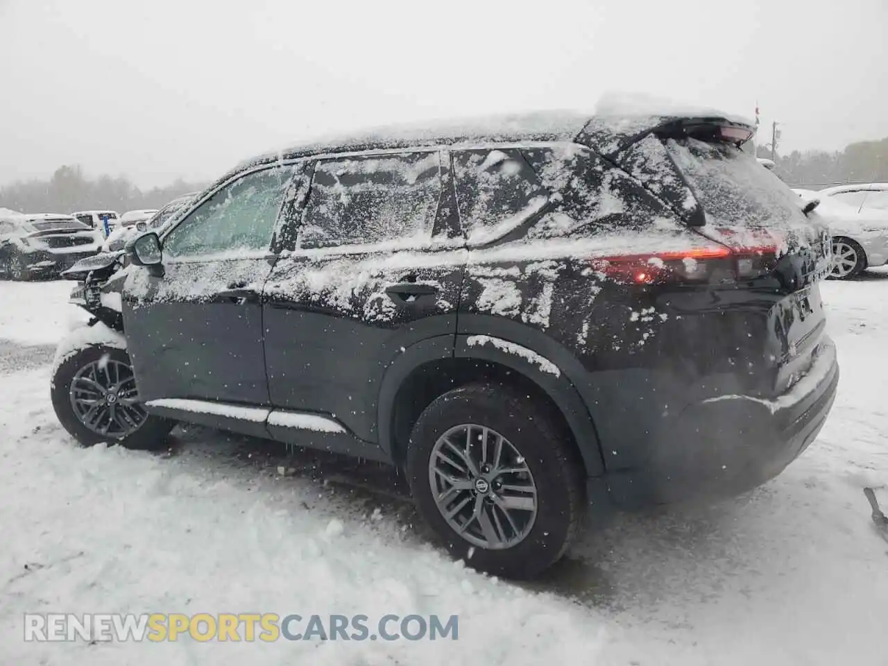 2 Photograph of a damaged car 5N1AT3AB4MC742074 NISSAN ROGUE 2021