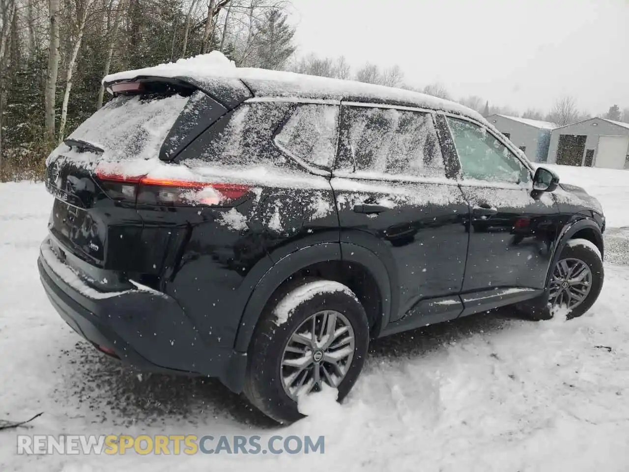 3 Photograph of a damaged car 5N1AT3AB4MC742074 NISSAN ROGUE 2021
