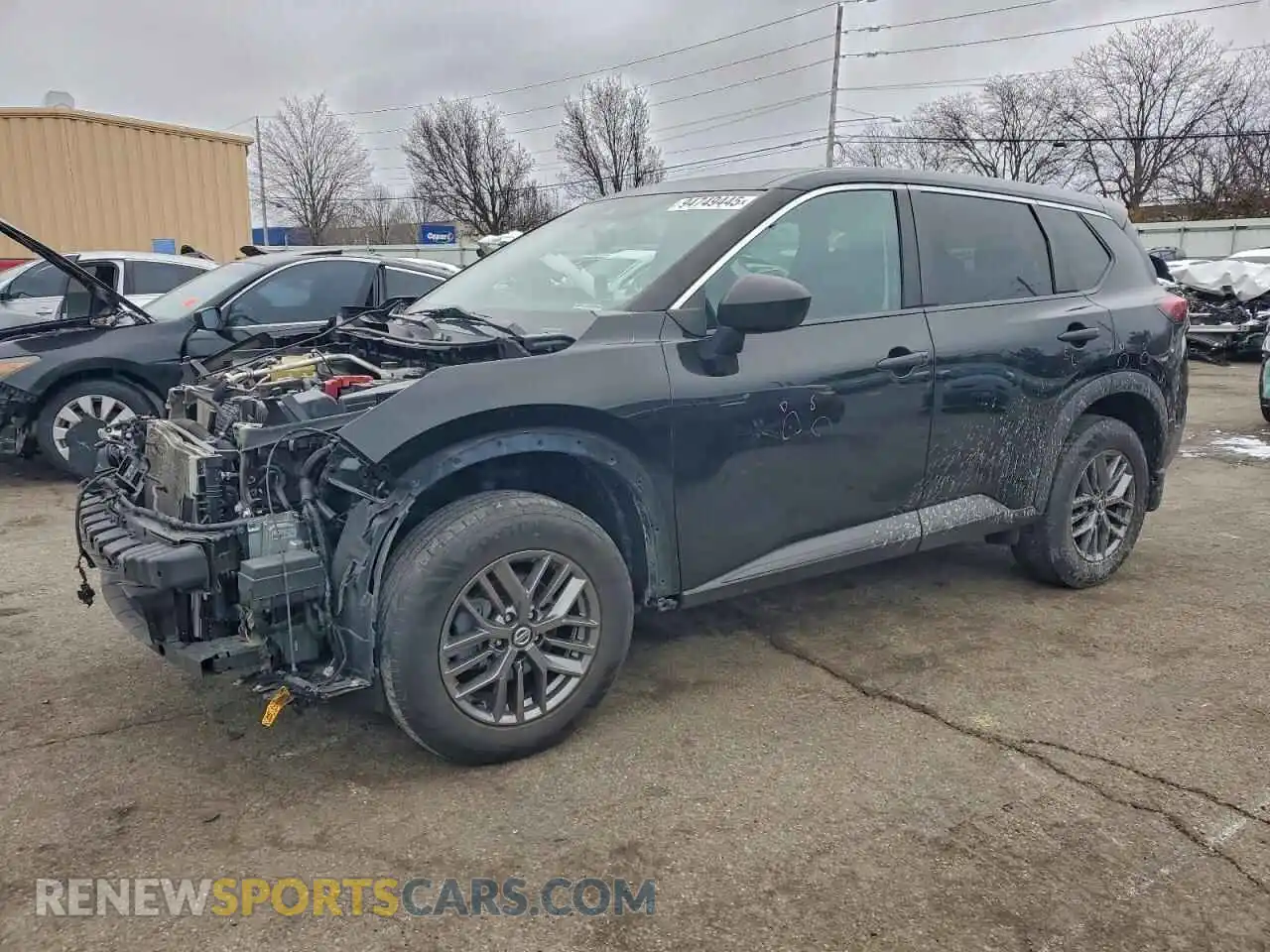 1 Photograph of a damaged car 5N1AT3AB4MC757111 NISSAN ROGUE 2021
