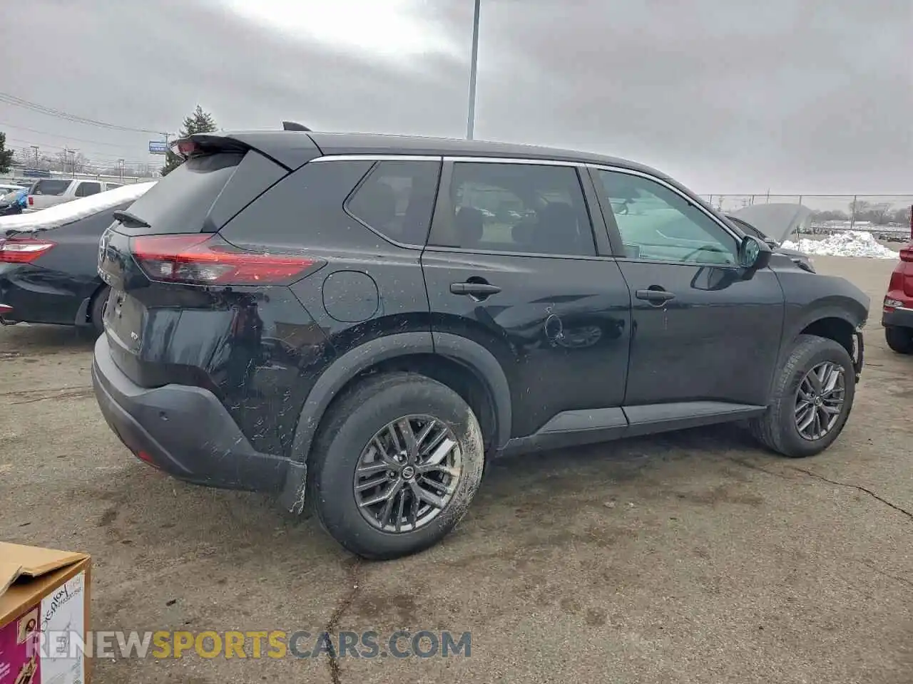 3 Photograph of a damaged car 5N1AT3AB4MC757111 NISSAN ROGUE 2021