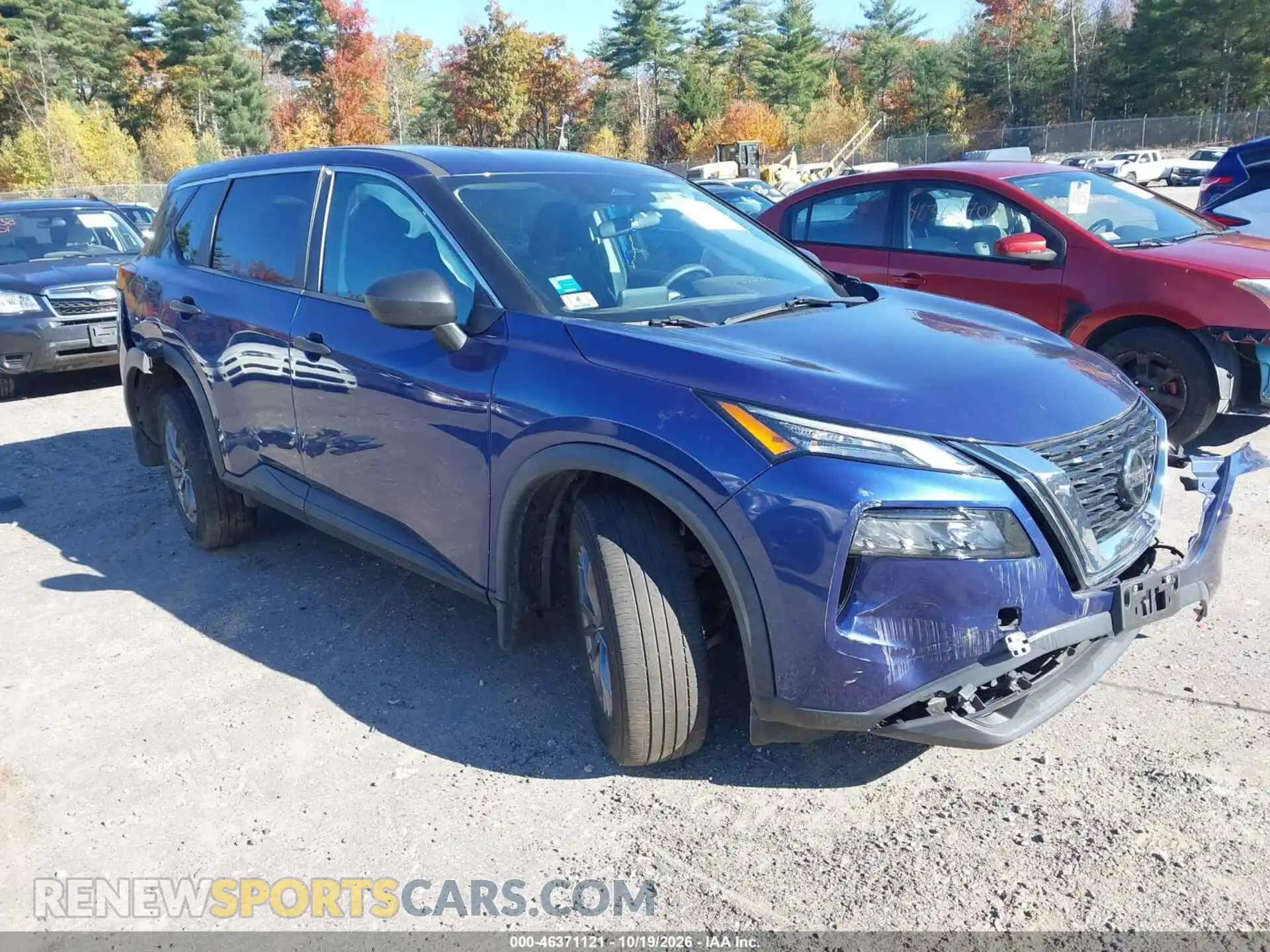 1 Photograph of a damaged car 5N1AT3AB4MC788357 NISSAN ROGUE 2021