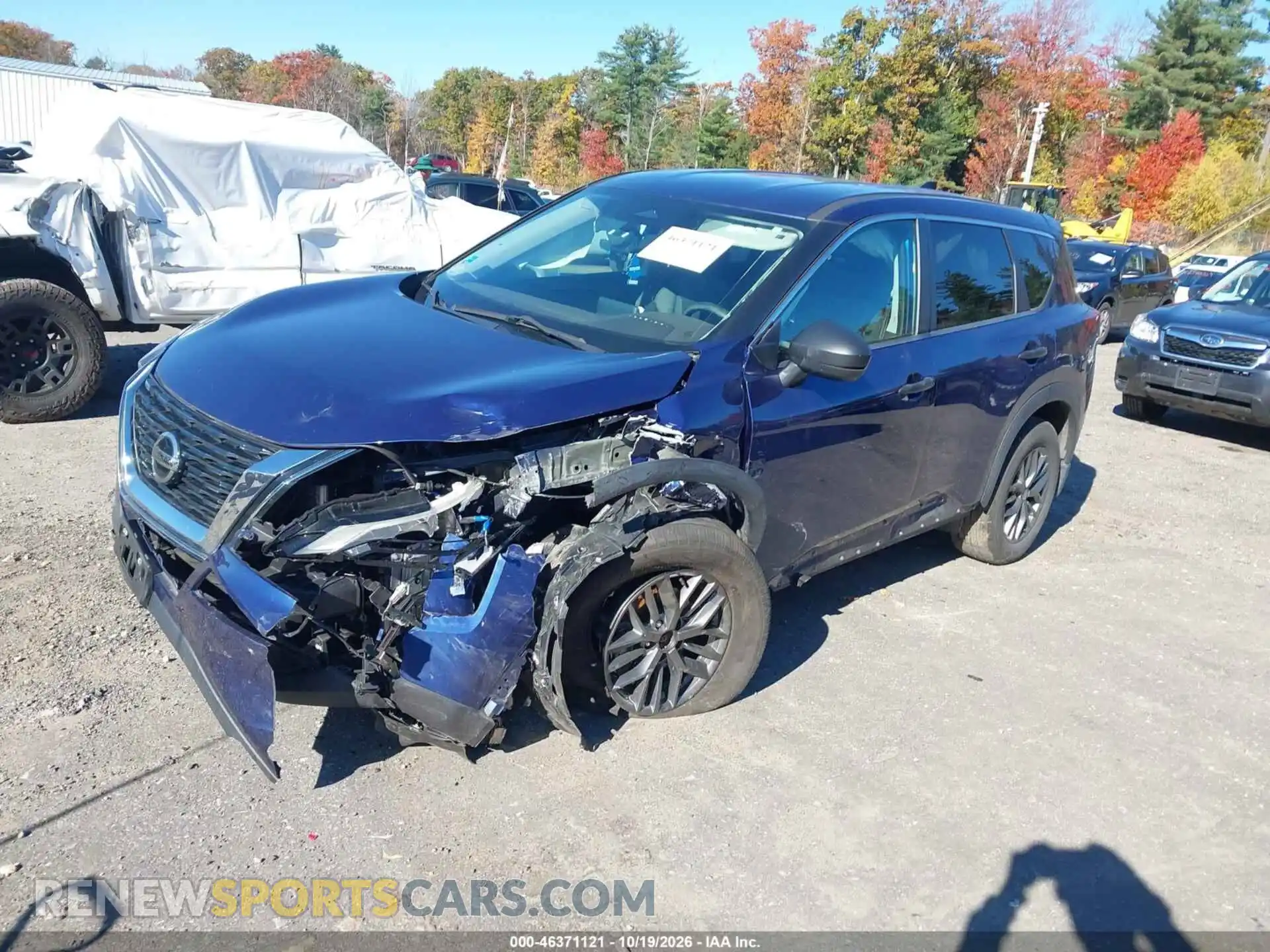 2 Photograph of a damaged car 5N1AT3AB4MC788357 NISSAN ROGUE 2021