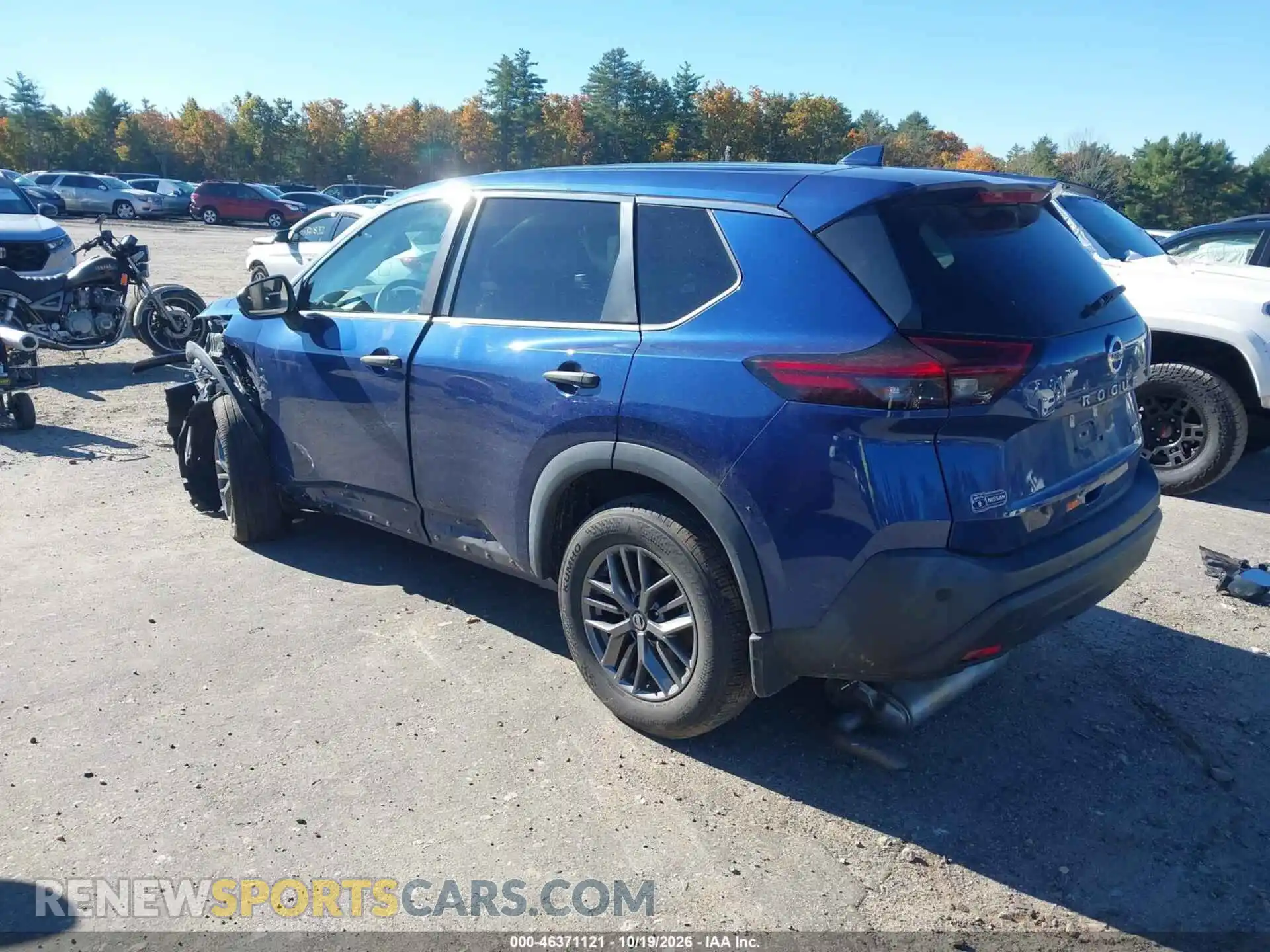 3 Photograph of a damaged car 5N1AT3AB4MC788357 NISSAN ROGUE 2021