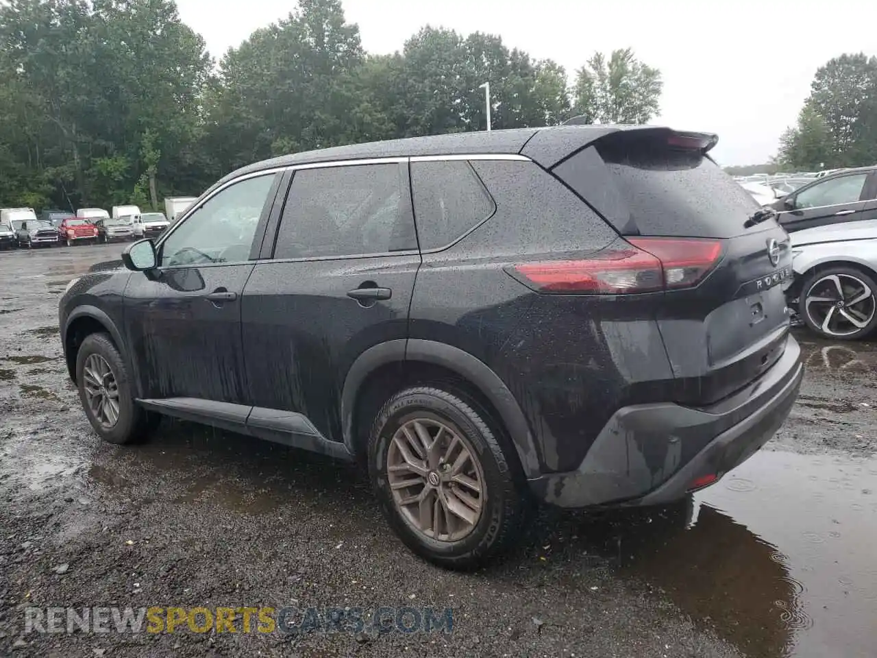 2 Photograph of a damaged car 5N1AT3AB4MC795177 NISSAN ROGUE 2021