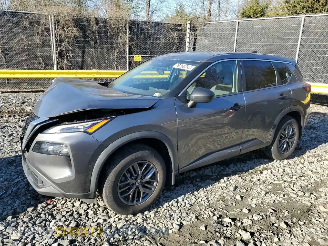 1 Photograph of a damaged car 5N1AT3AB5MC691362 NISSAN ROGUE 2021