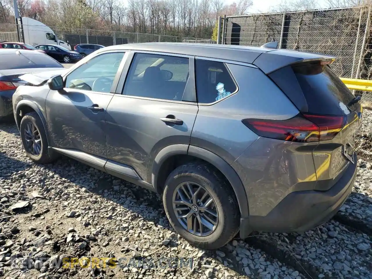 2 Photograph of a damaged car 5N1AT3AB5MC691362 NISSAN ROGUE 2021