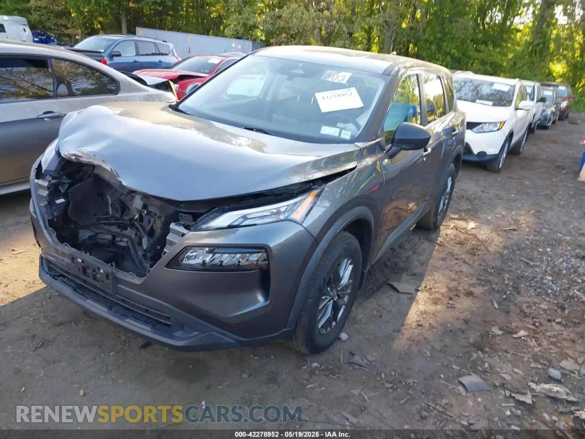 2 Photograph of a damaged car 5N1AT3AB5MC699249 NISSAN ROGUE 2021