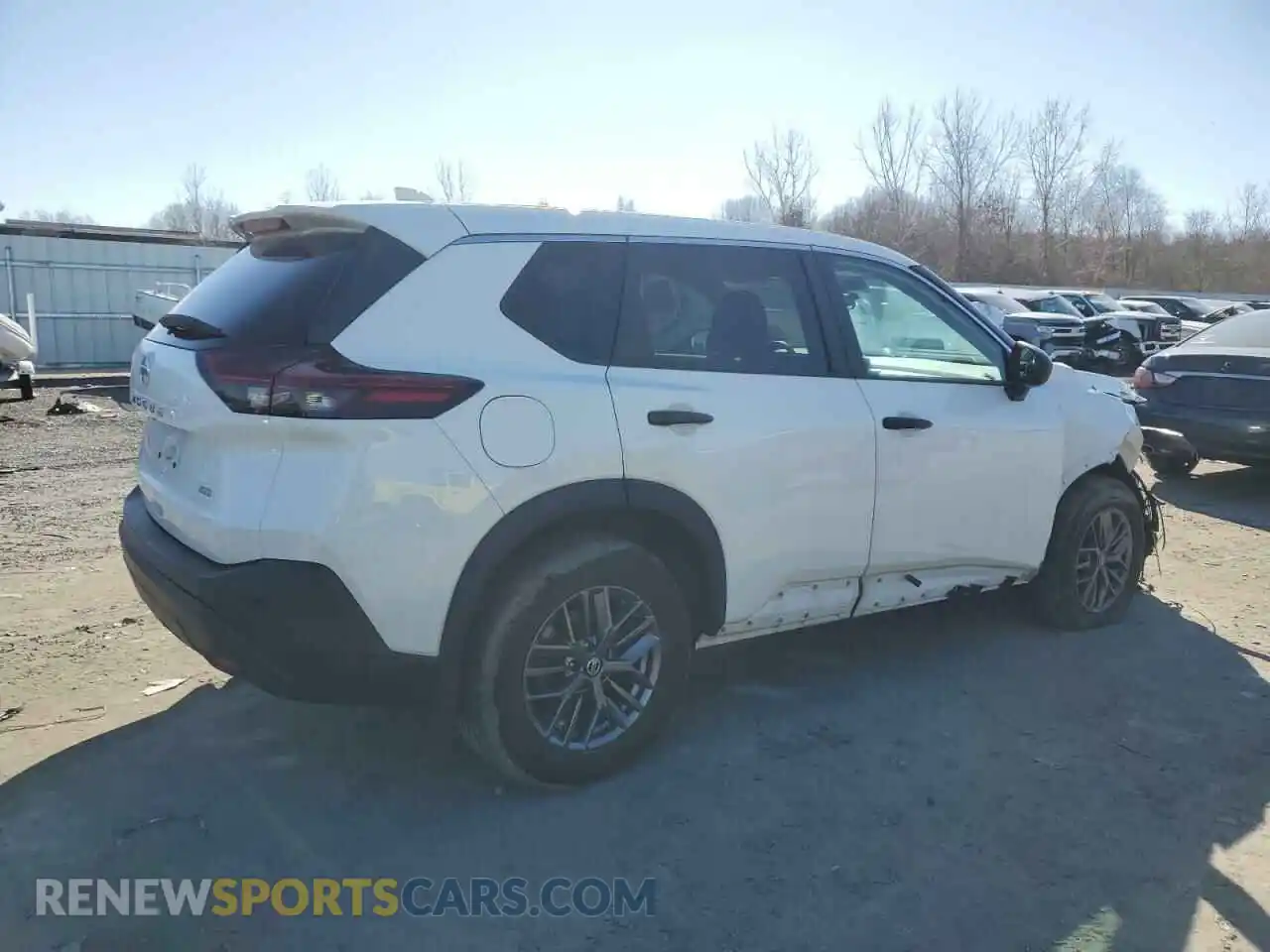 3 Photograph of a damaged car 5N1AT3AB5MC774158 NISSAN ROGUE 2021