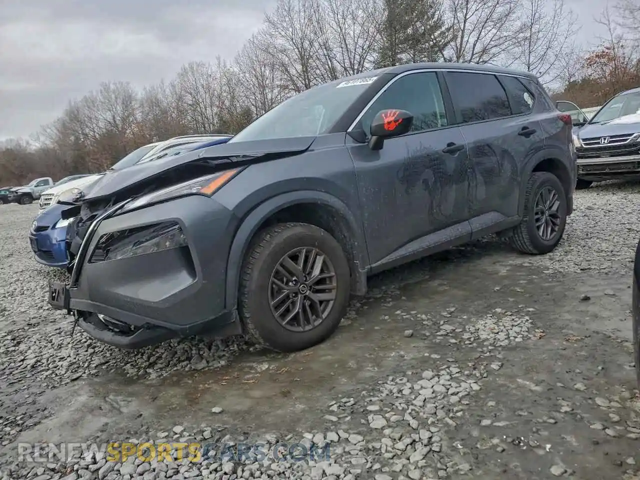 1 Photograph of a damaged car 5N1AT3AB5MC776489 NISSAN ROGUE 2021