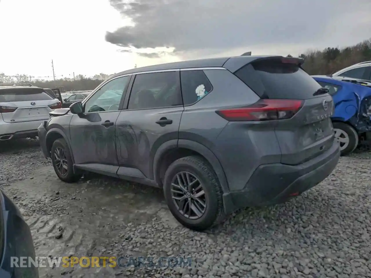 2 Photograph of a damaged car 5N1AT3AB5MC776489 NISSAN ROGUE 2021