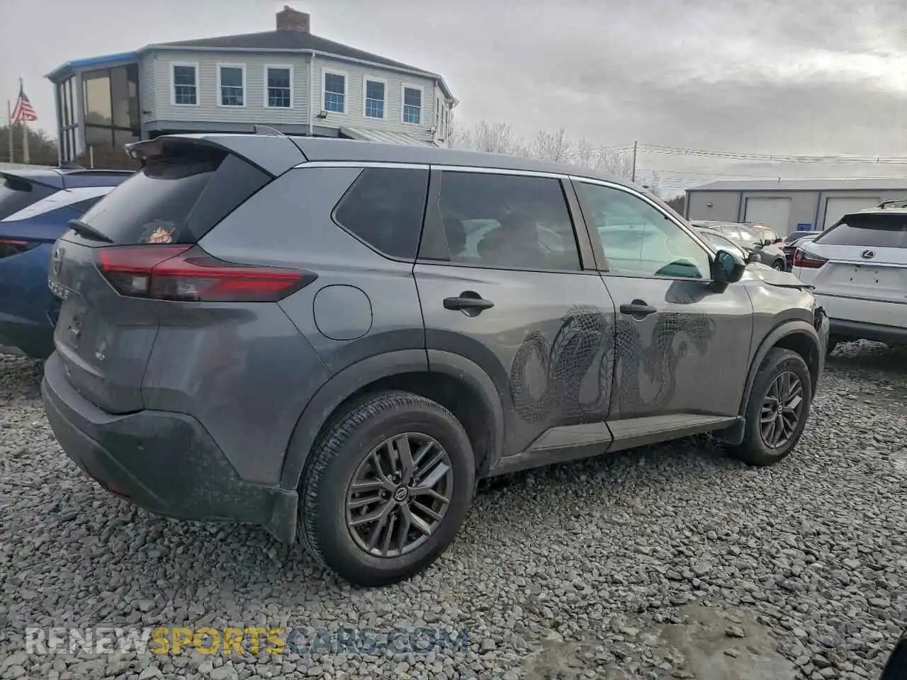 3 Photograph of a damaged car 5N1AT3AB5MC776489 NISSAN ROGUE 2021