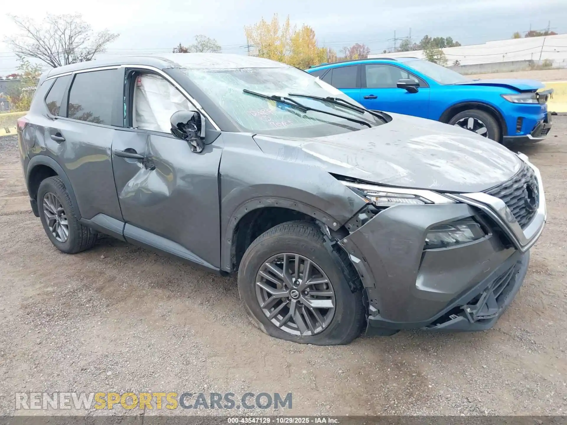 1 Photograph of a damaged car 5N1AT3AB5MC808700 NISSAN ROGUE 2021
