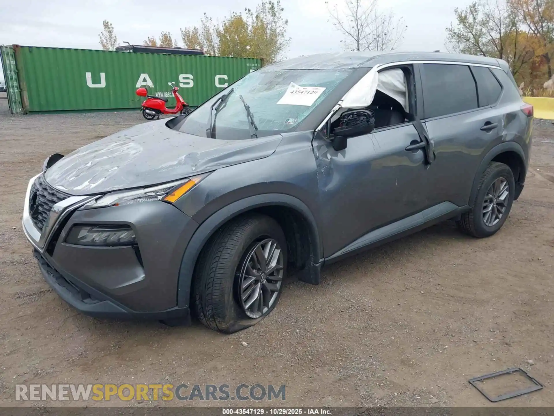 2 Photograph of a damaged car 5N1AT3AB5MC808700 NISSAN ROGUE 2021