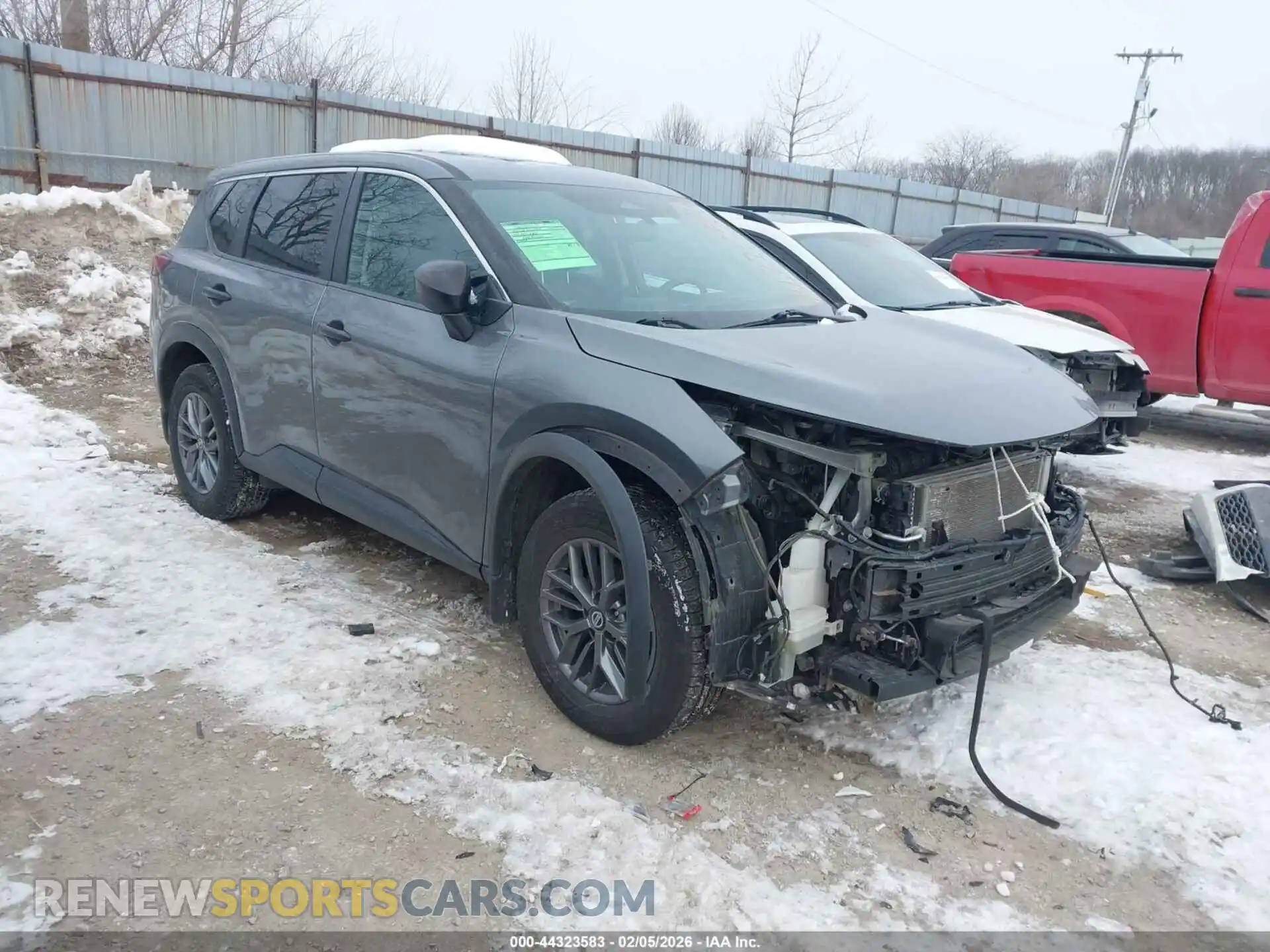 1 Photograph of a damaged car 5N1AT3AB5MC836125 NISSAN ROGUE 2021