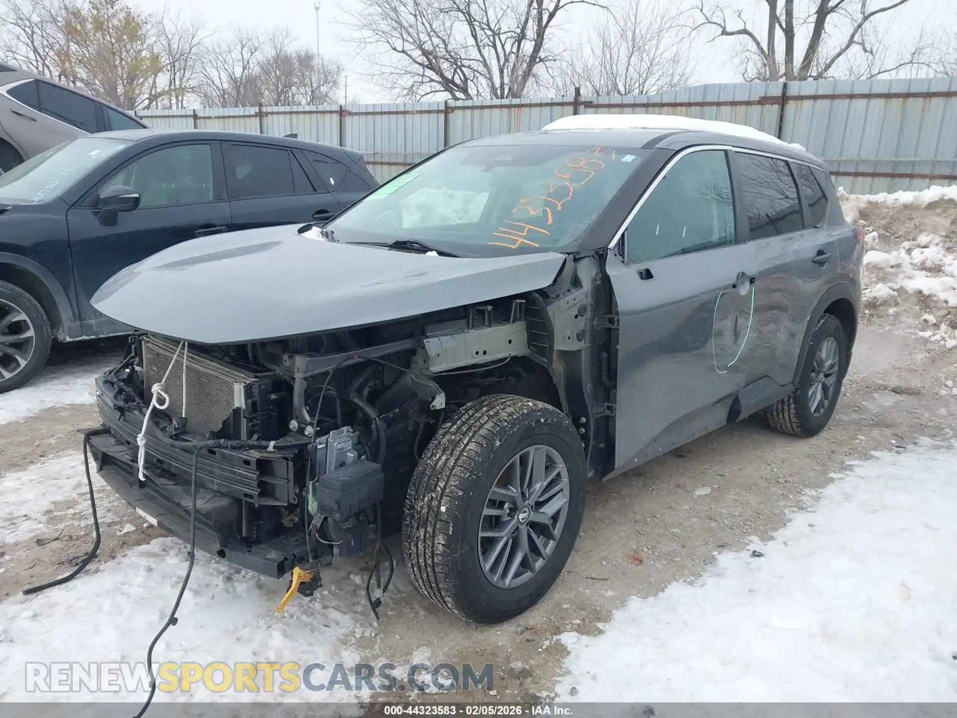 2 Photograph of a damaged car 5N1AT3AB5MC836125 NISSAN ROGUE 2021