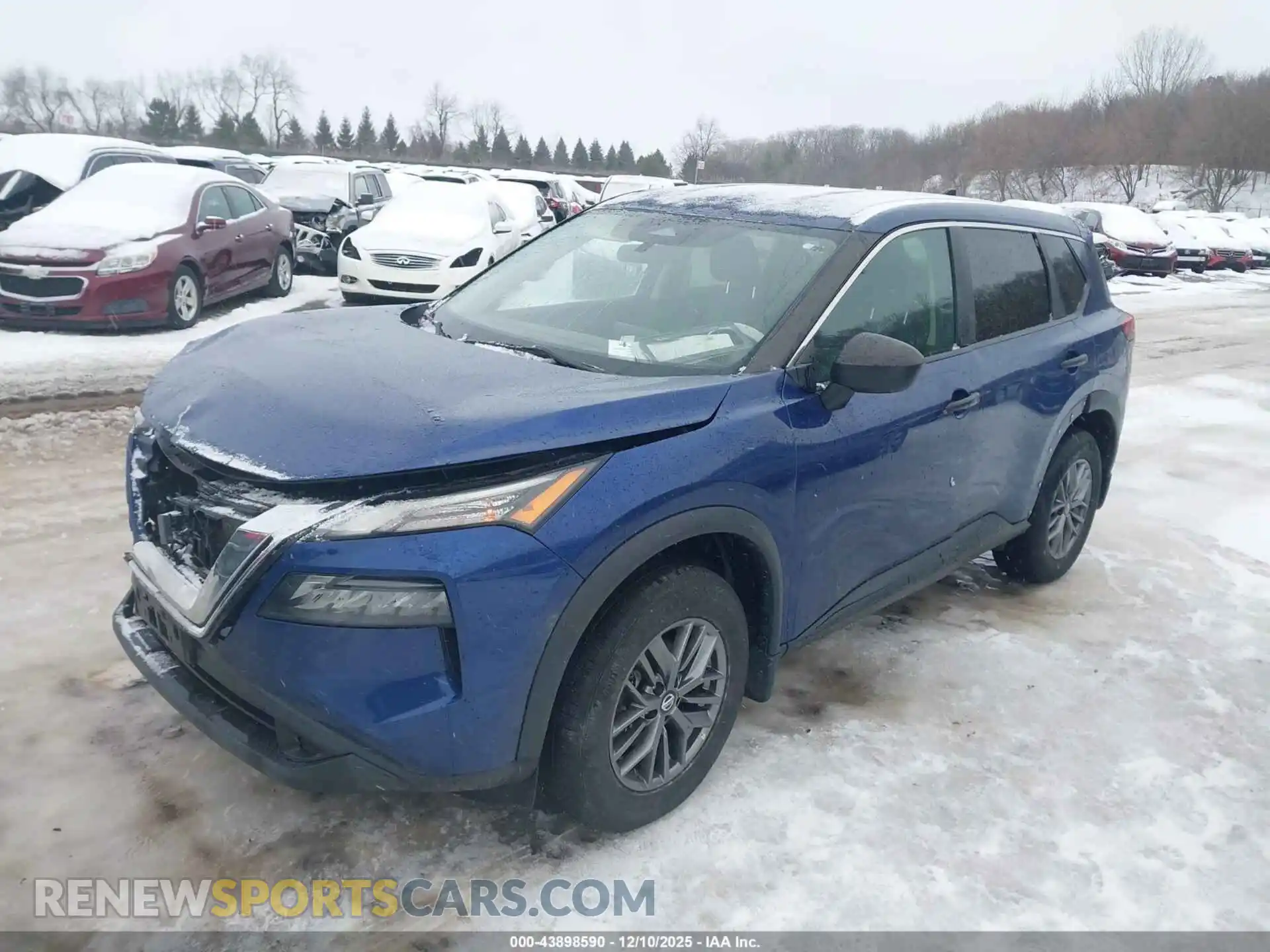 2 Photograph of a damaged car 5N1AT3AB5MC841275 NISSAN ROGUE 2021