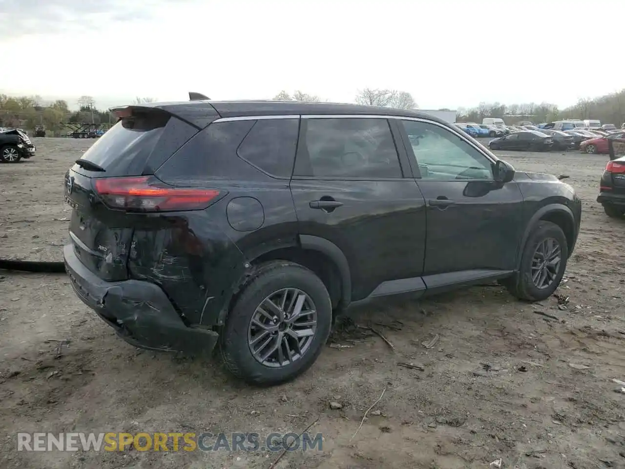3 fotografías del automóvil dañado 5N1AT3AB5MC841650 NISSAN ROGUE 2021